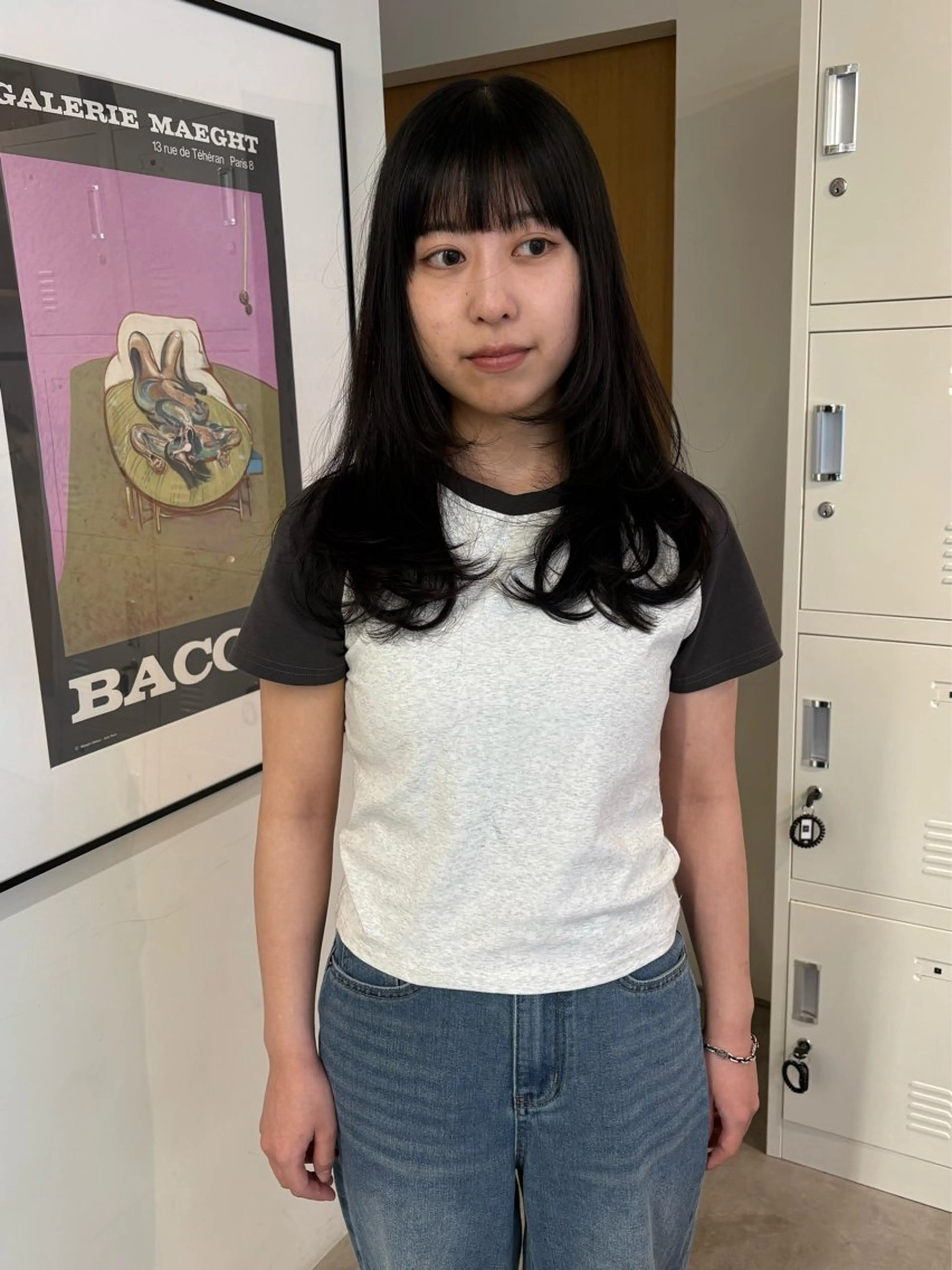 セミロング ボブ 顔まわりレイヤー 髪質改善 レイヤーカット トリートメント カット MARI ｟津田沼駅｠のヘアスタイル