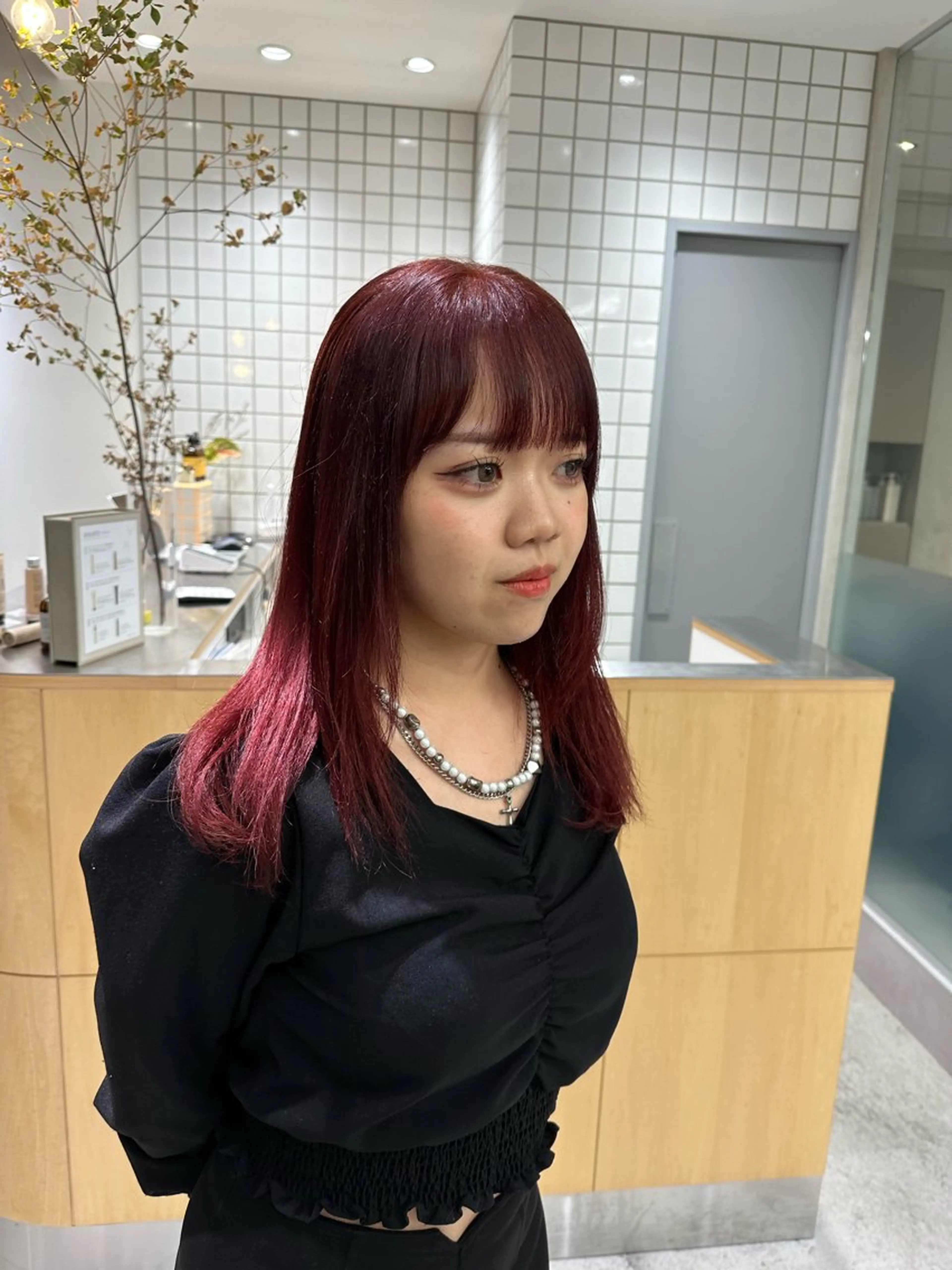 セミロング 🍇透明感カラー/ カットひかる🍒のヘアスタイル