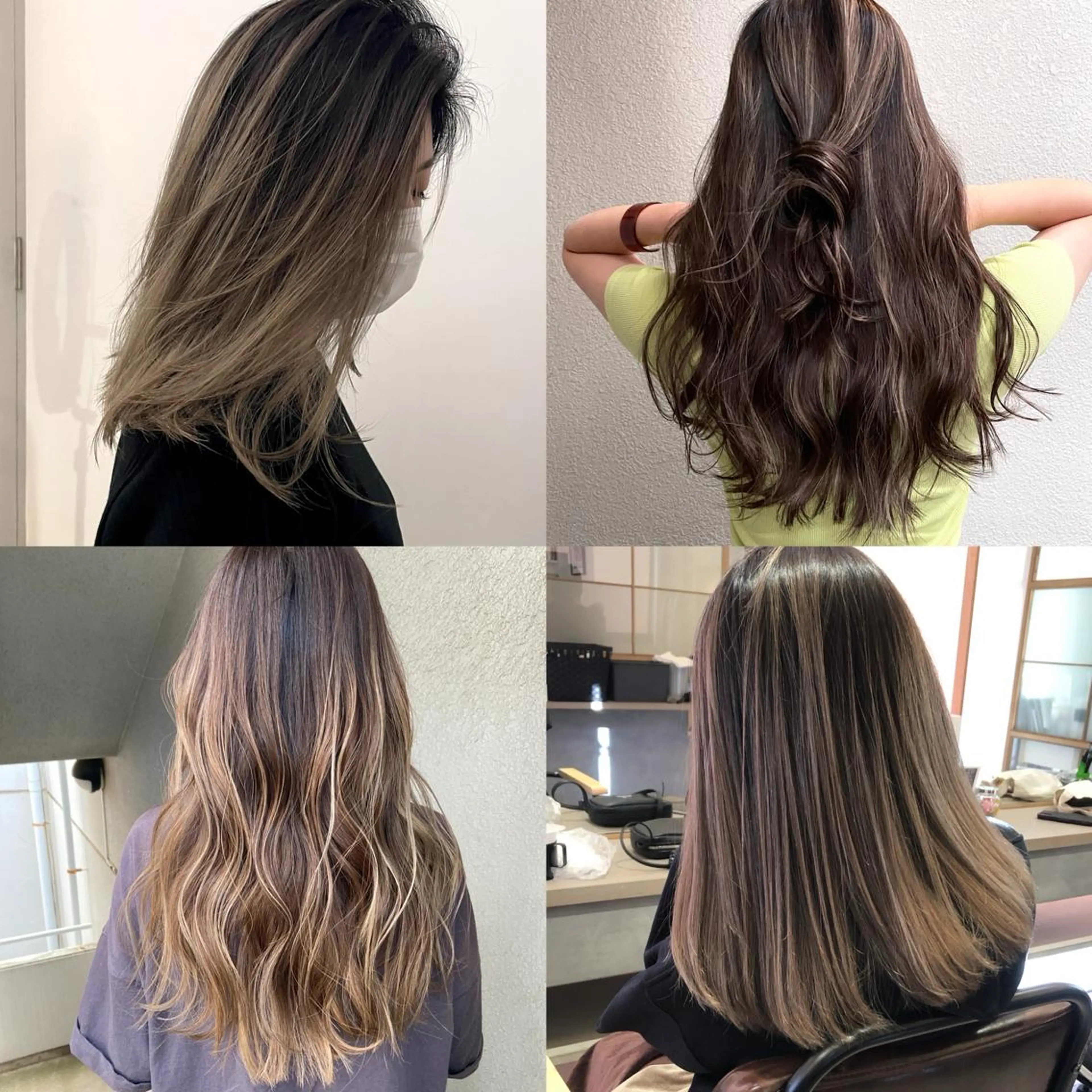 ロング カラー ヘアカラー トリートメント ブリーチカラー🌈 石垣翔太のヘアスタイル