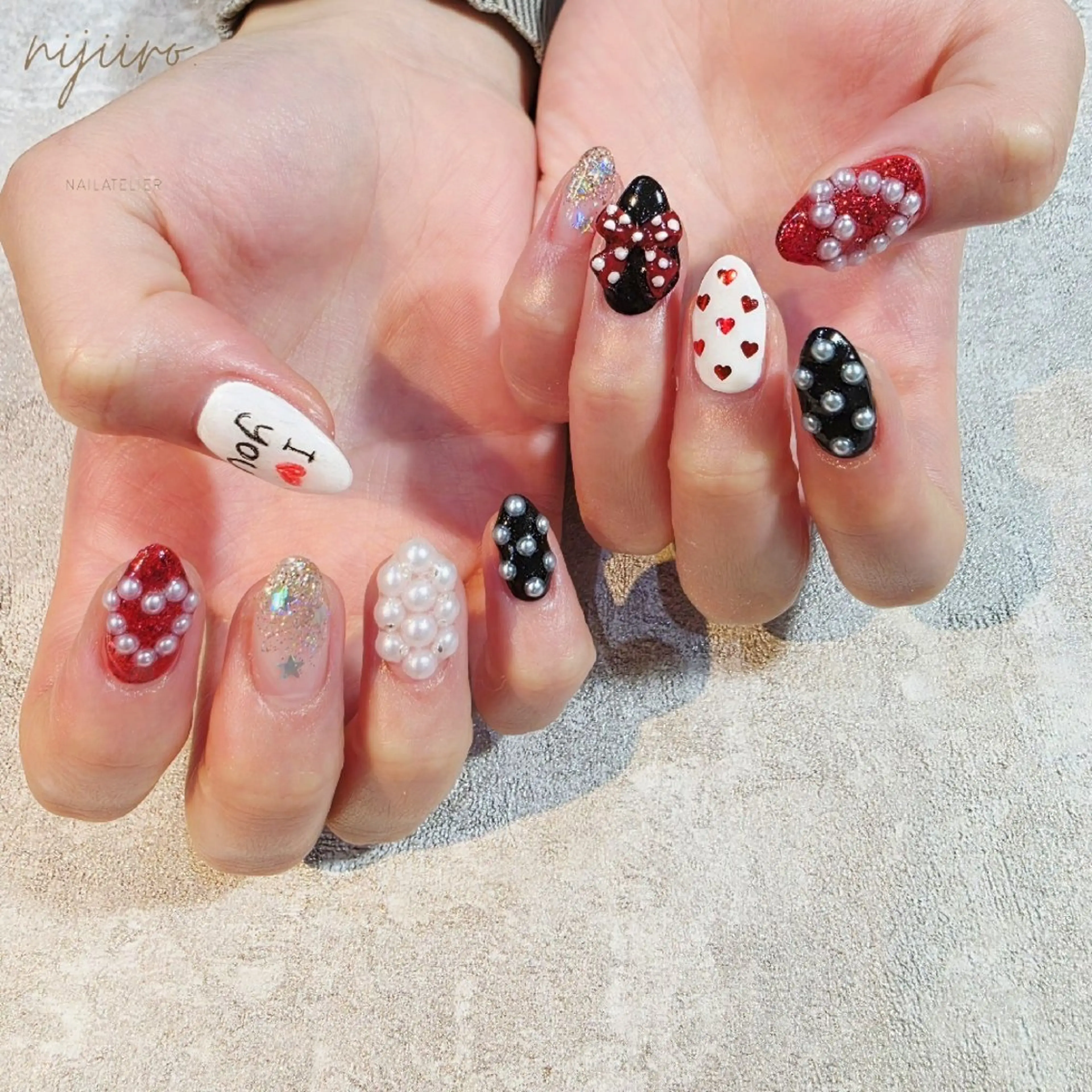 ネイル ハンドネイル nailatelier nijiiro.所属・nijiiro🌈 サトウのネイルデザイン