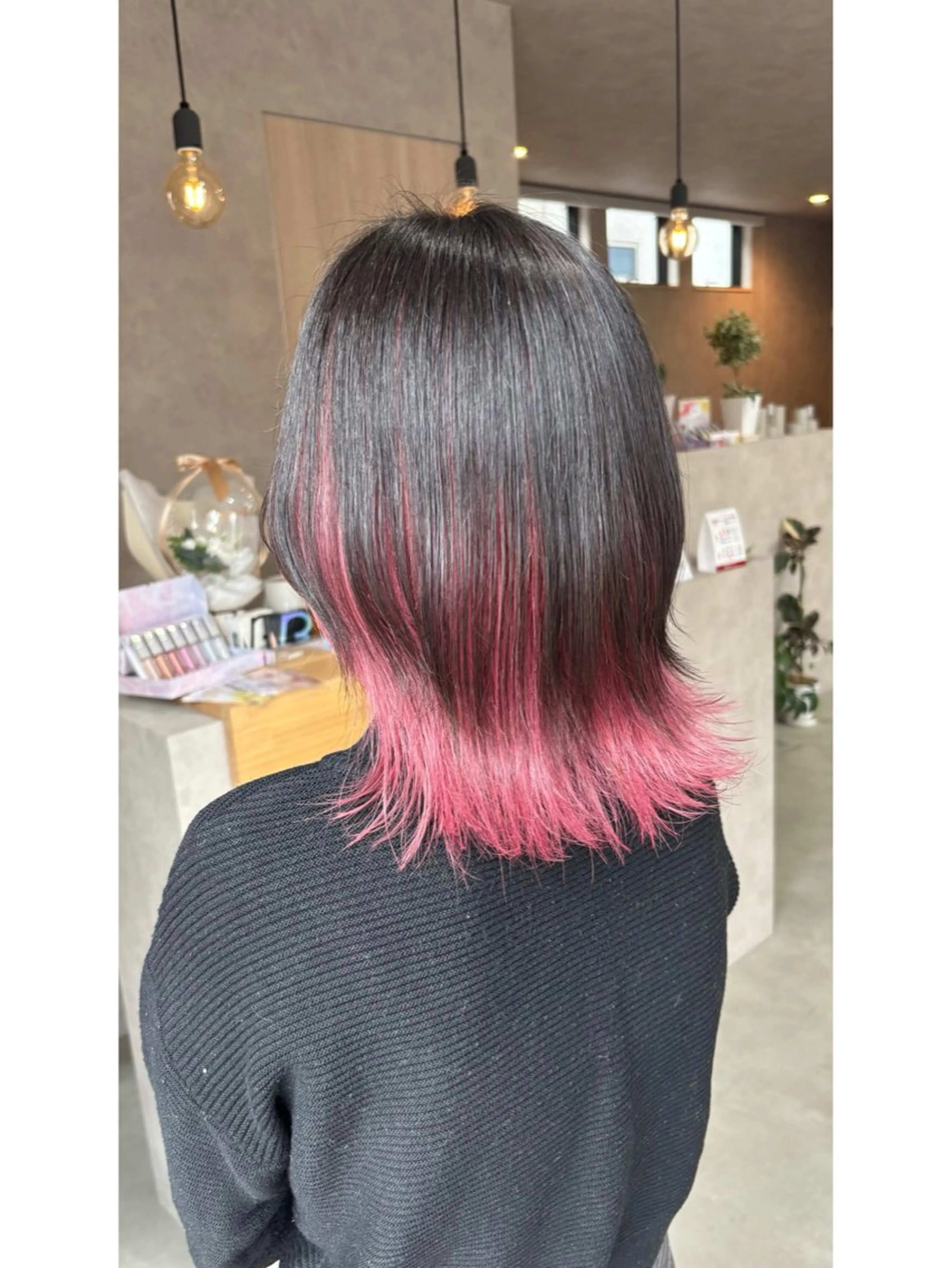 ミディアム カラー nook.【ヌーク】所属・アヤカ assistantのヘアスタイル