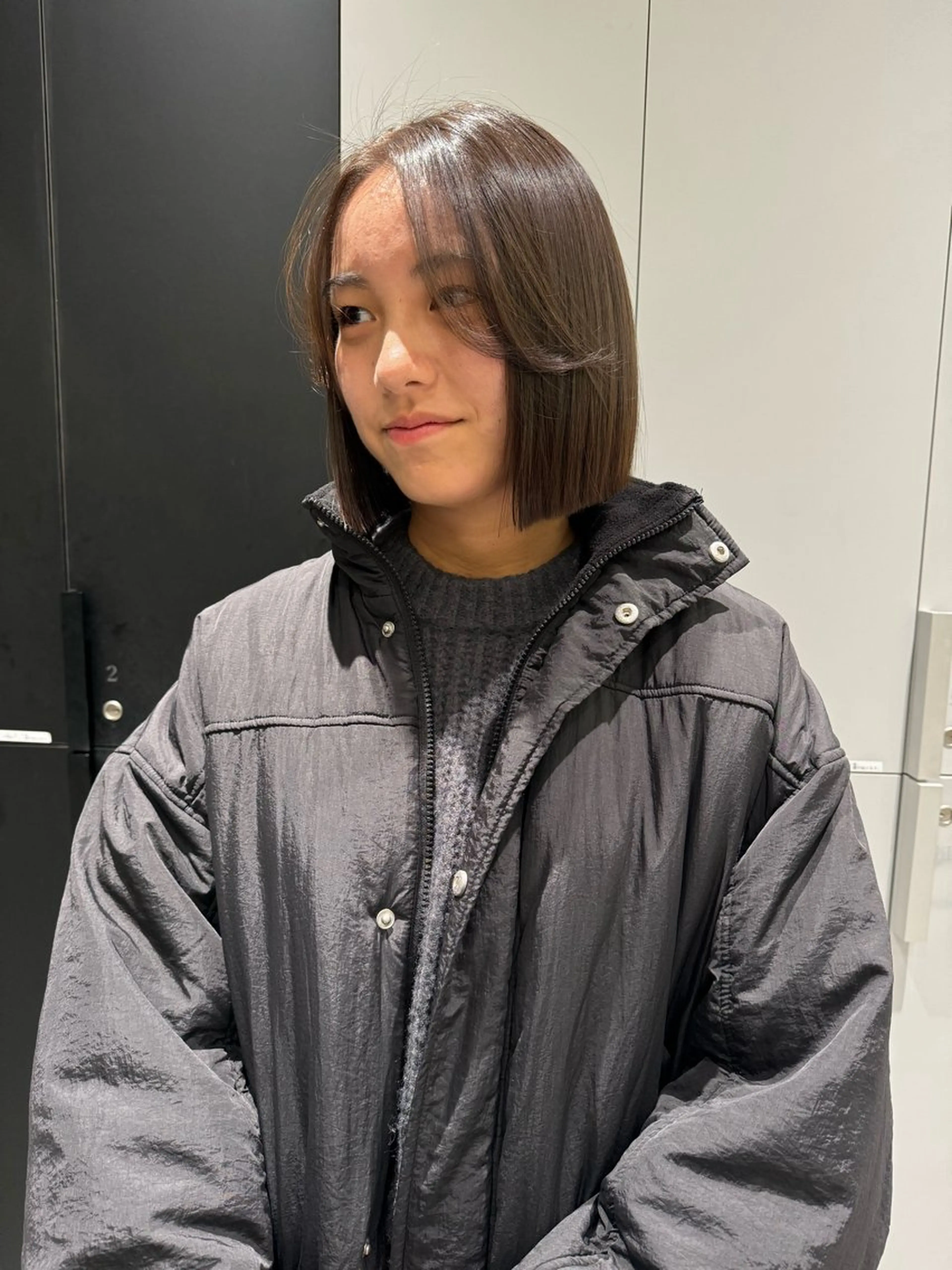 ショート カラー ブリーチ 透明感カラー ダブルカラー ブリーチなしカラー ハイトーン/ ボブ/ハルヒのヘアスタイル