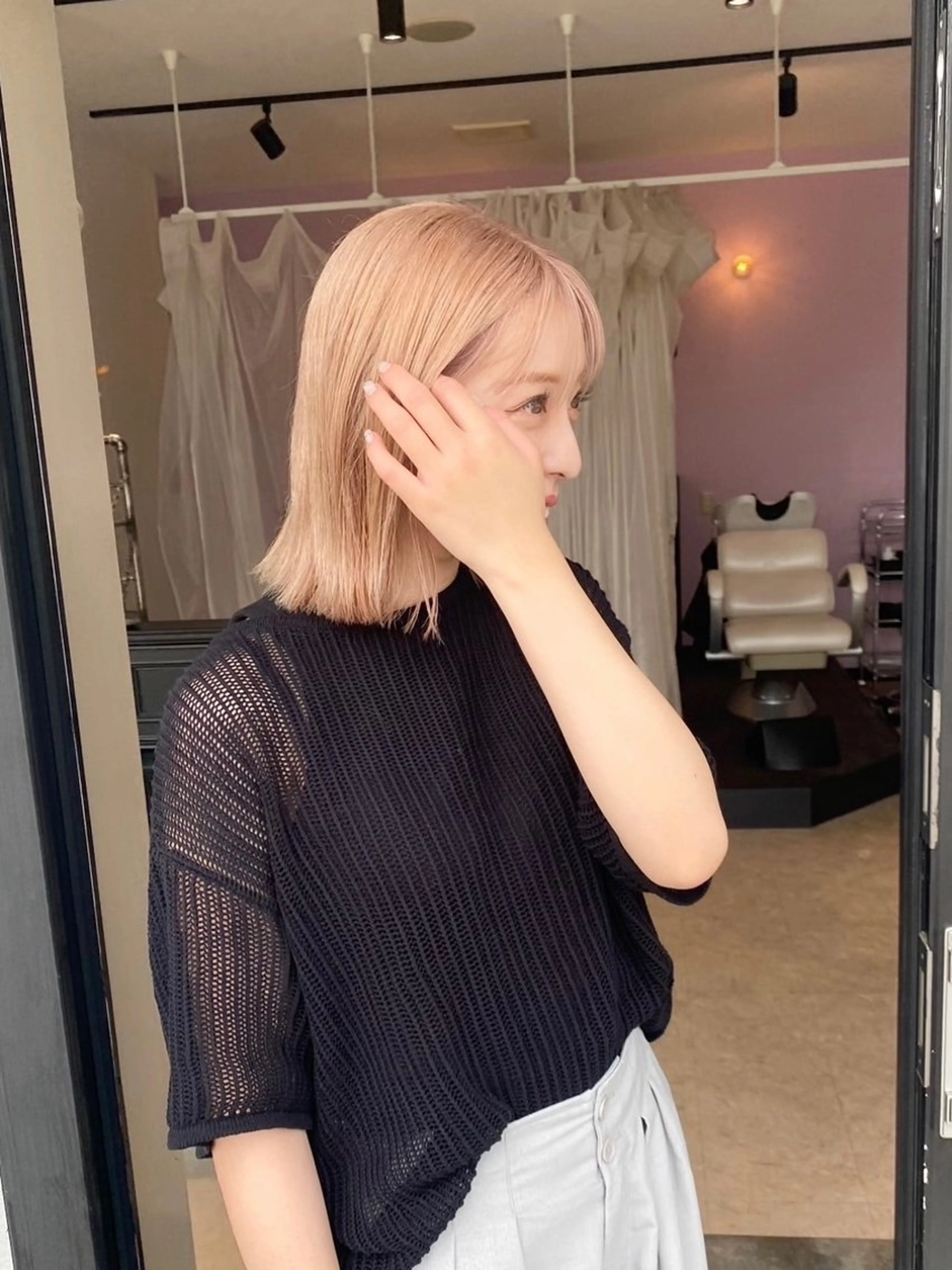 カラー ベージュカラー MATTY azusaのヘアスタイル