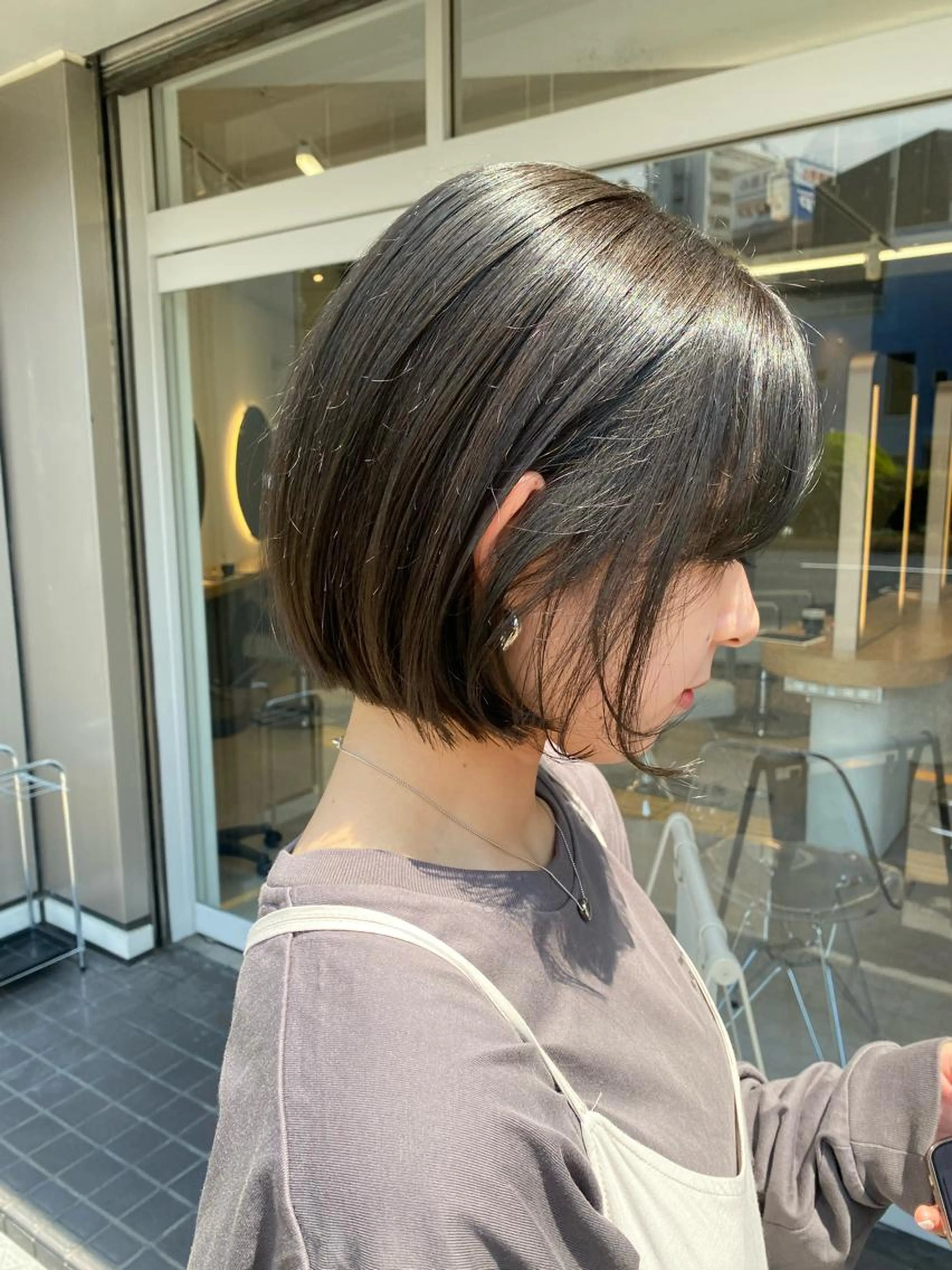 【ミニモ限定価格✨】カット＋艶カラー＋オーガニックトリートメント¥9600の写真