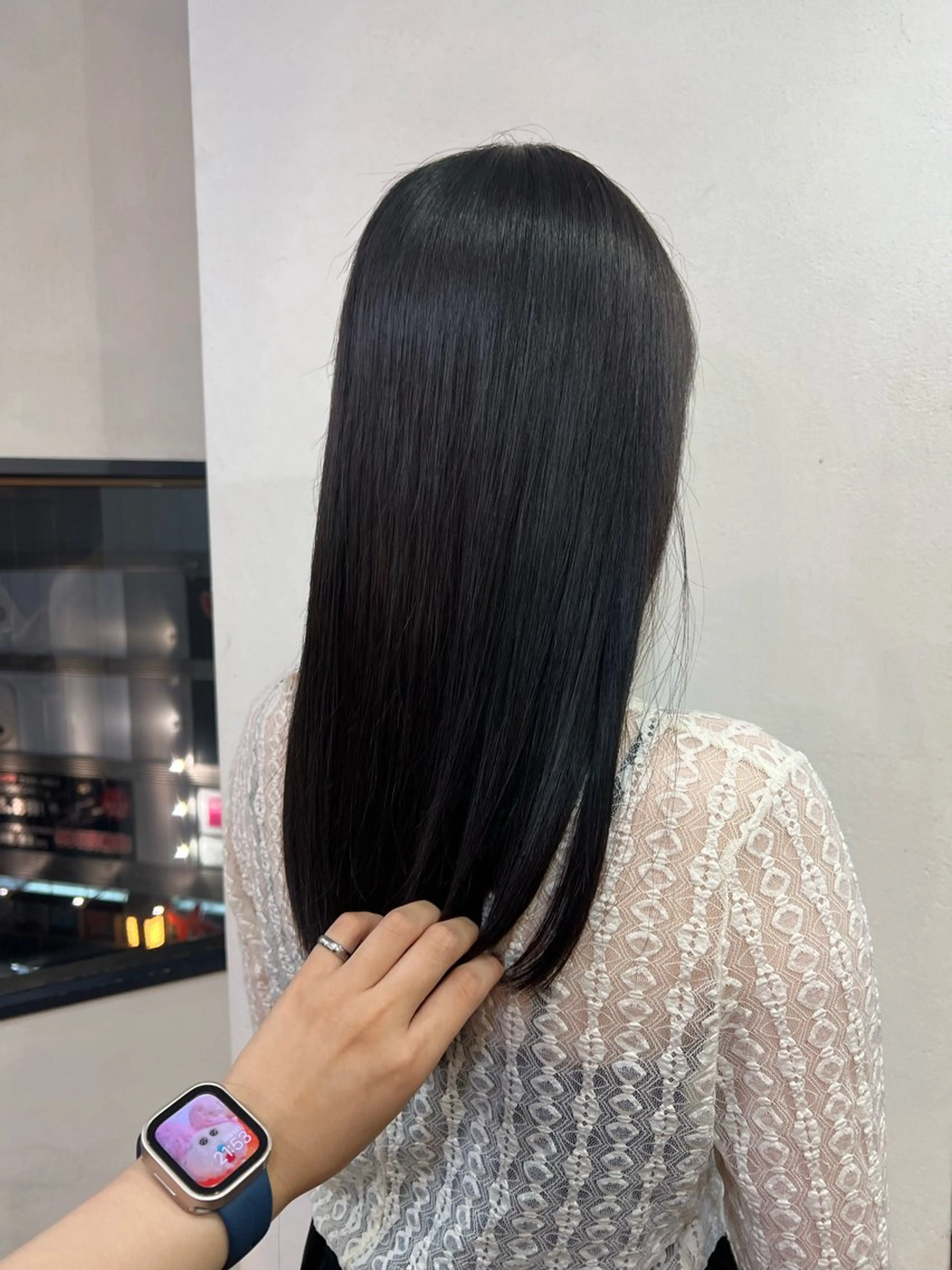 セミロング 韓国ヘア 🎀華澄のヘアスタイル