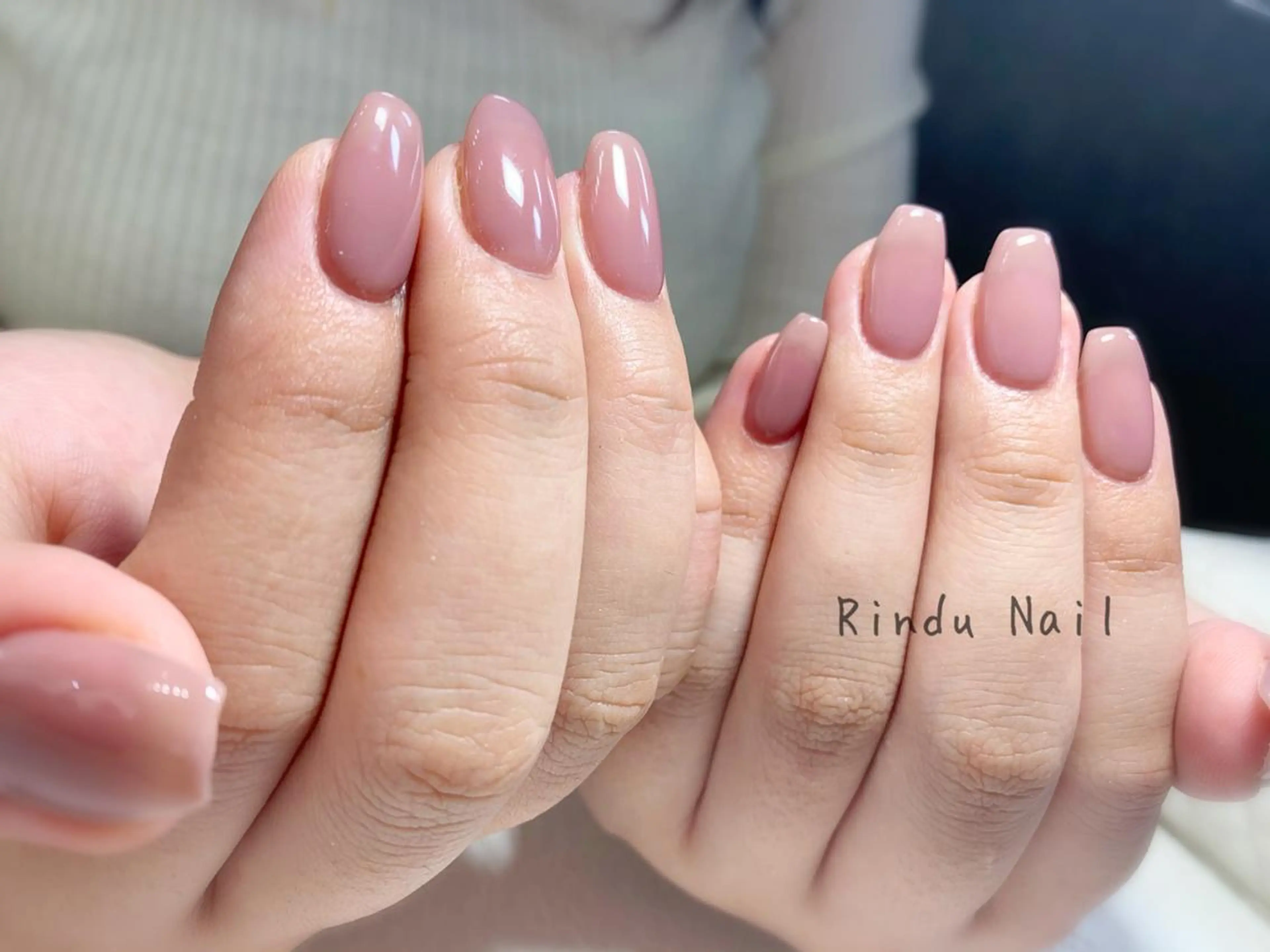 ネイル ワンカラーネイル Rindu Nail 名駅miniのネイルデザイン