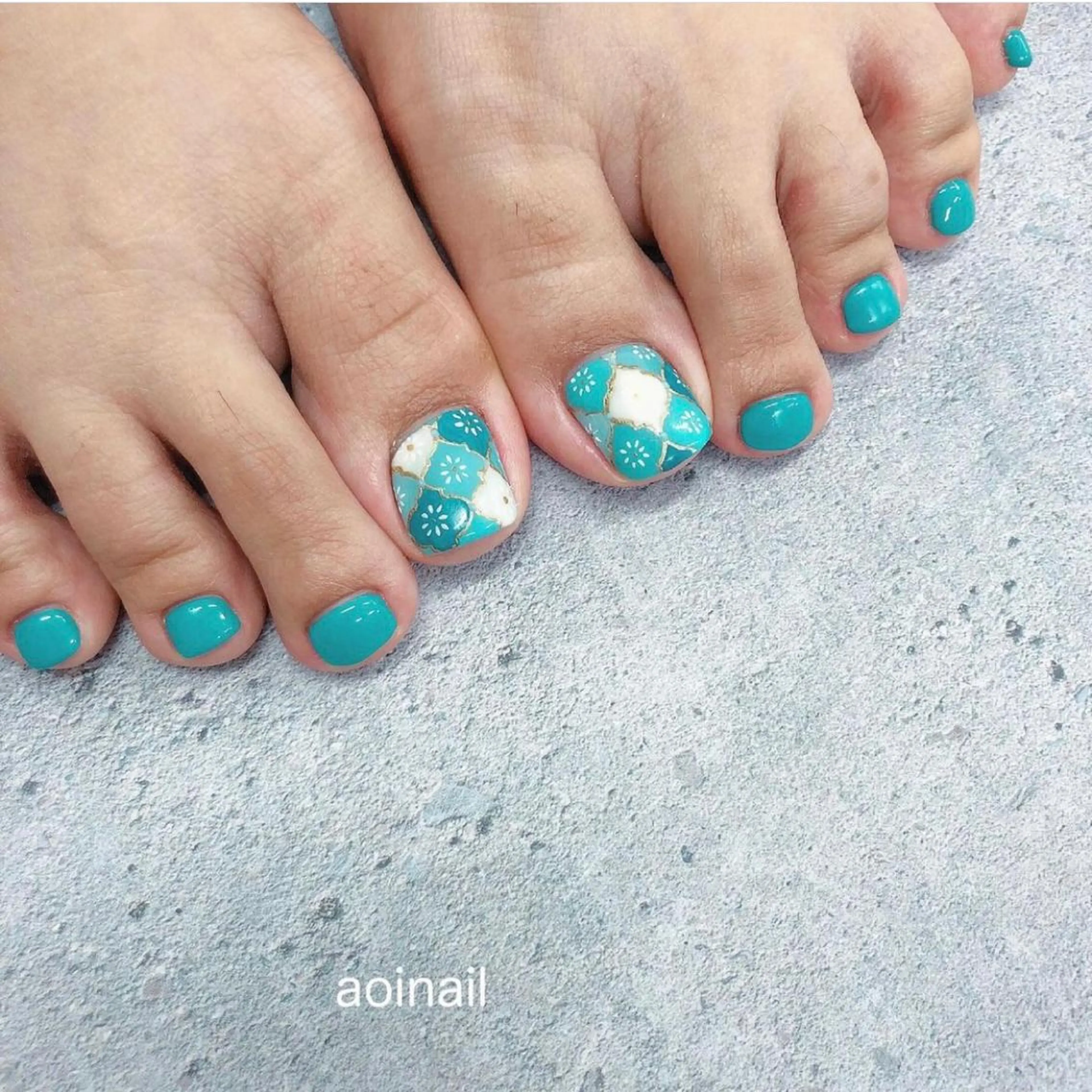 ネイル アートネイル フットネイル 持ち込み NAIL SALON le'ana所属・NAIL SALON le'anaのネイルデザイン