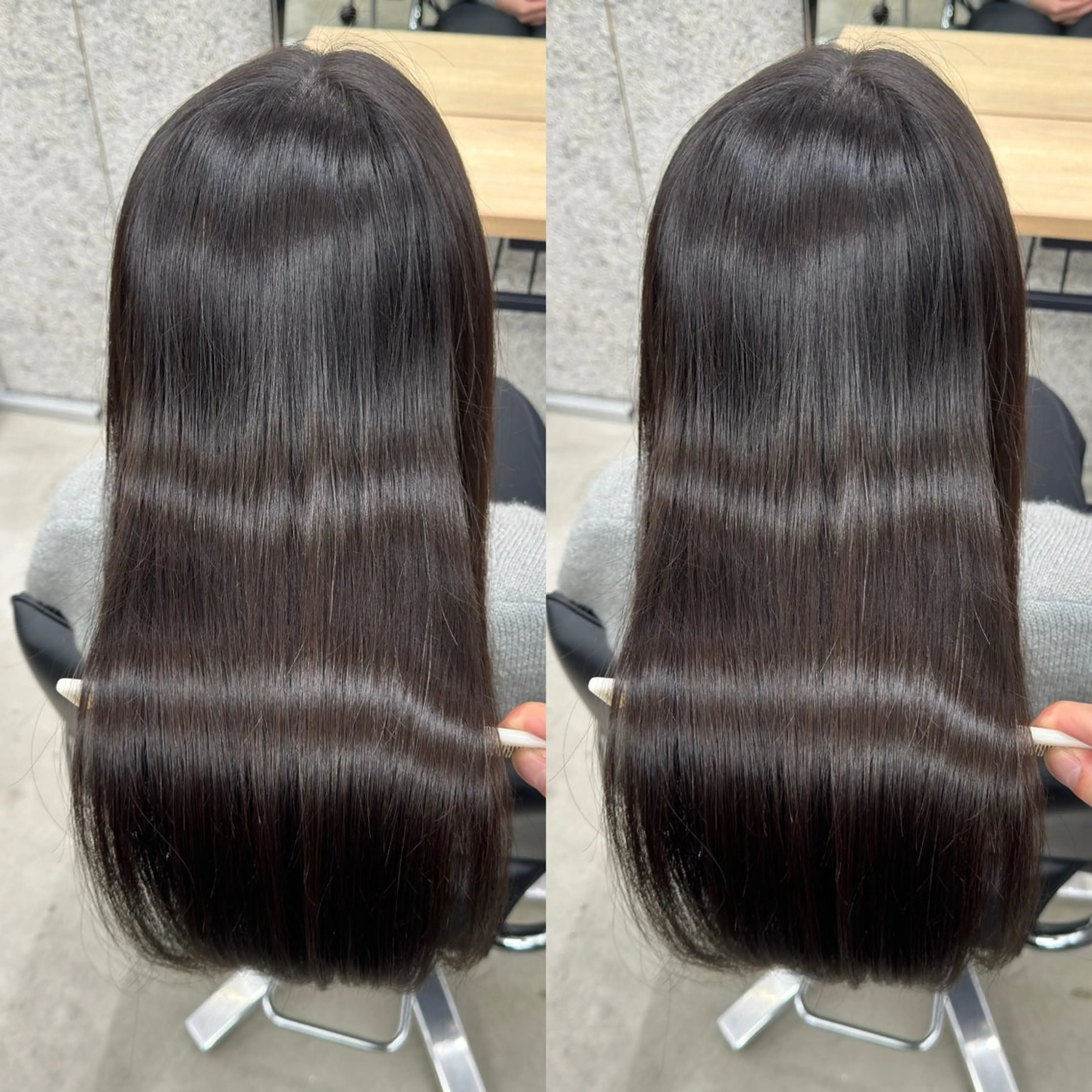 ロング カット 縮毛矯正 トリートメント WERULE pivot cross店所属・髪質改善/岡崎 亮のヘアスタイル