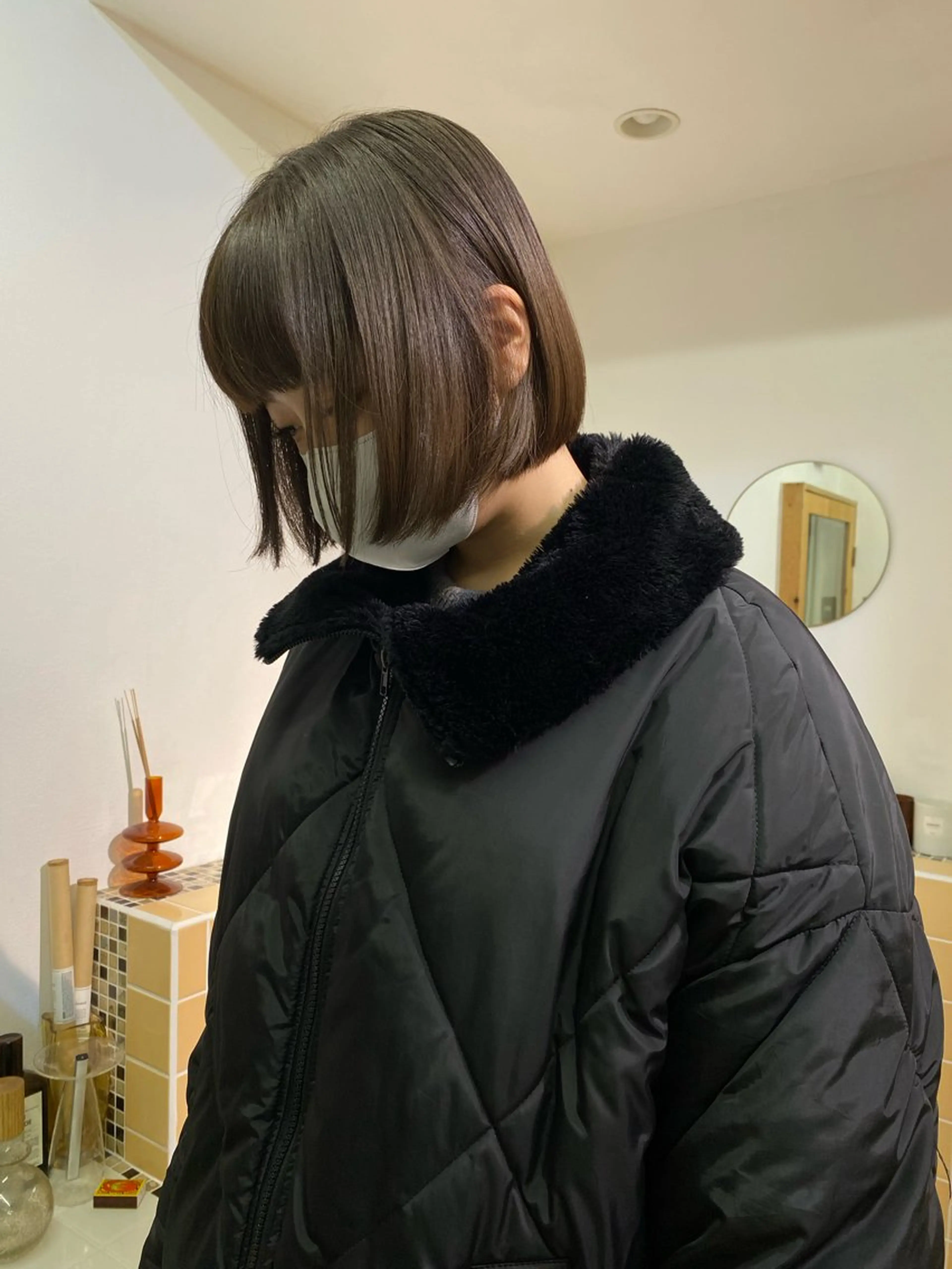 ミディアム カット iroha/ n.w.h🎀のヘアスタイル