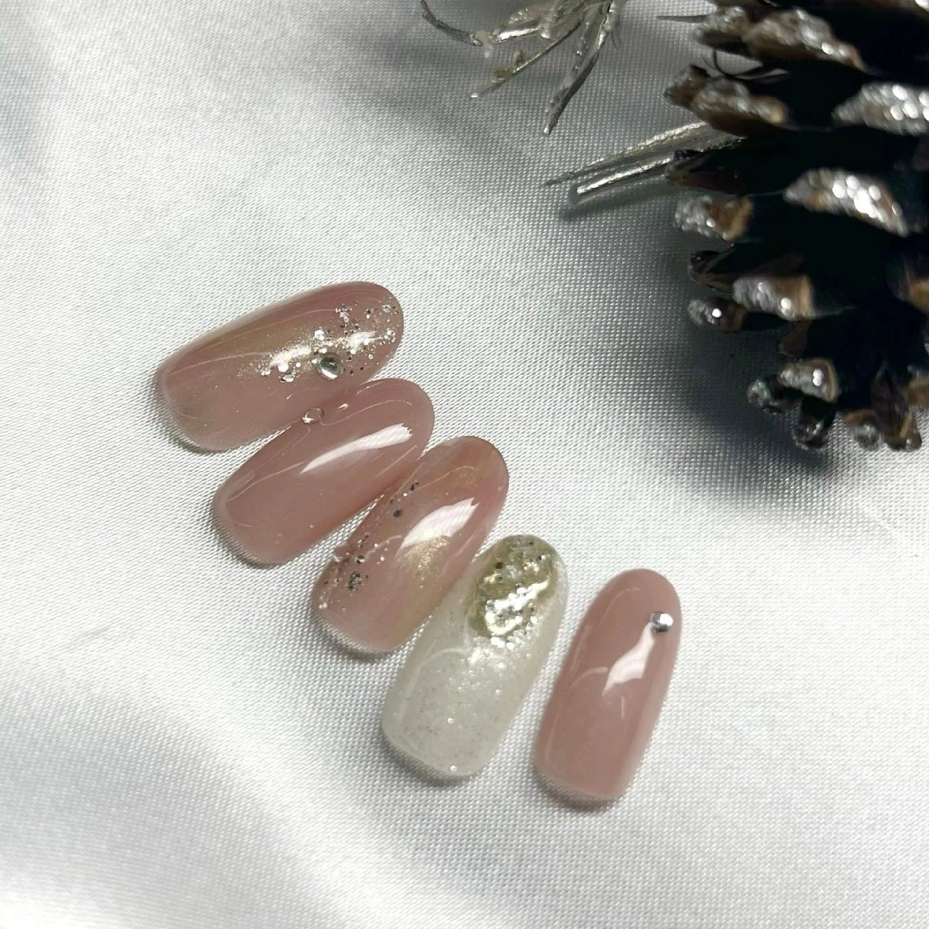 ネイル ⭐︎休業中の練習⭐︎ JNA認定講師髙橋のネイルデザイン