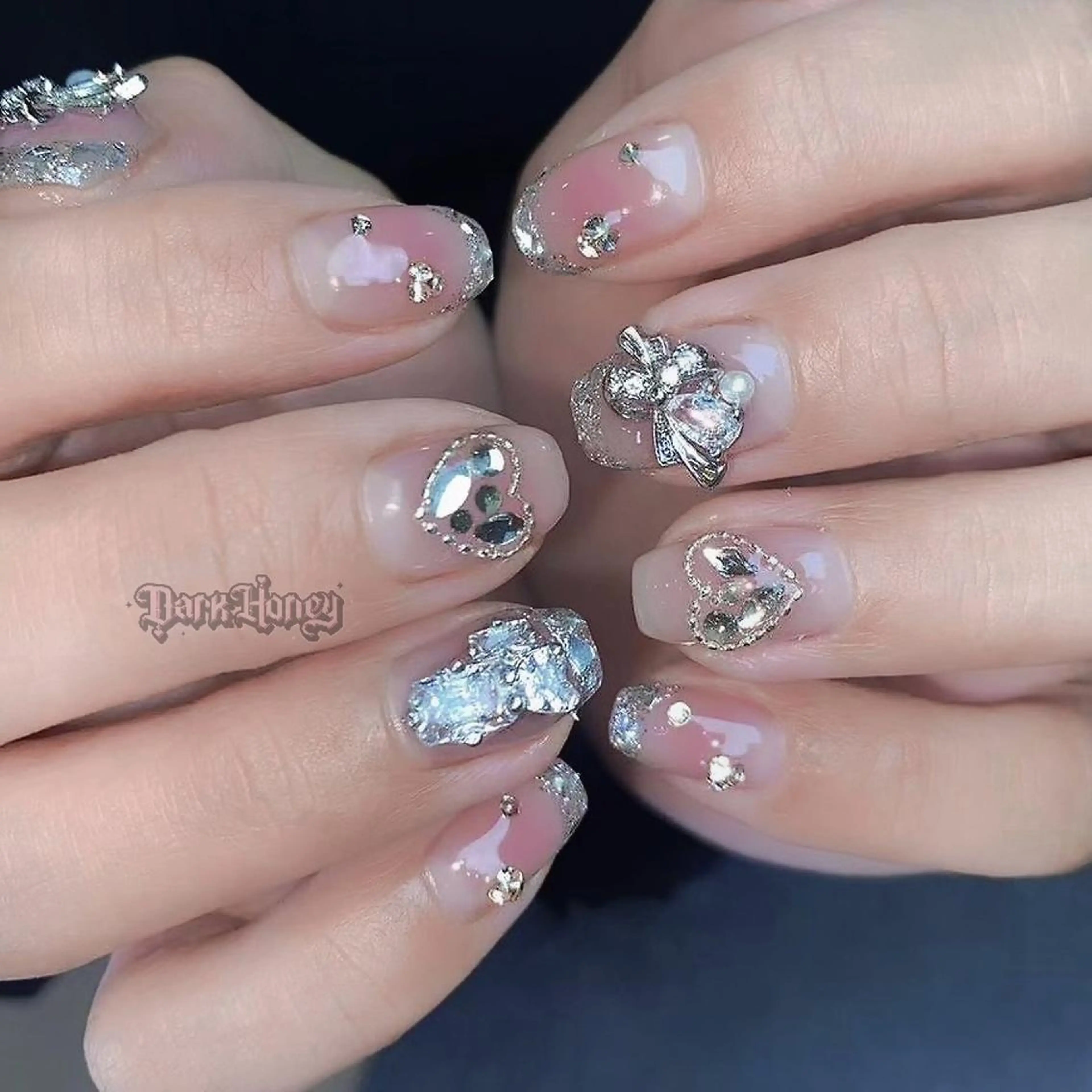 ネイル ハンドネイル Dark Honey karinのネイルデザイン