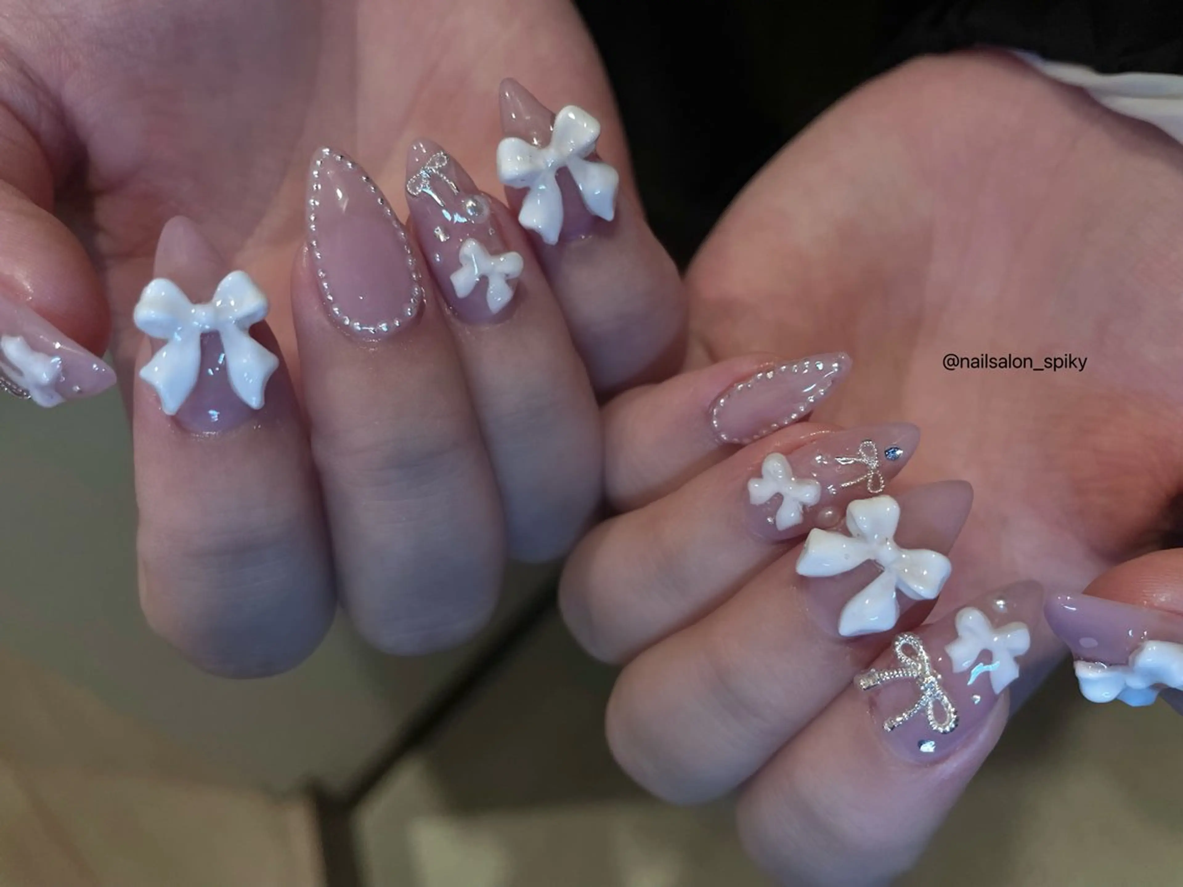ネイル ハンドネイル Spiky とうげ ふうかのネイルデザイン