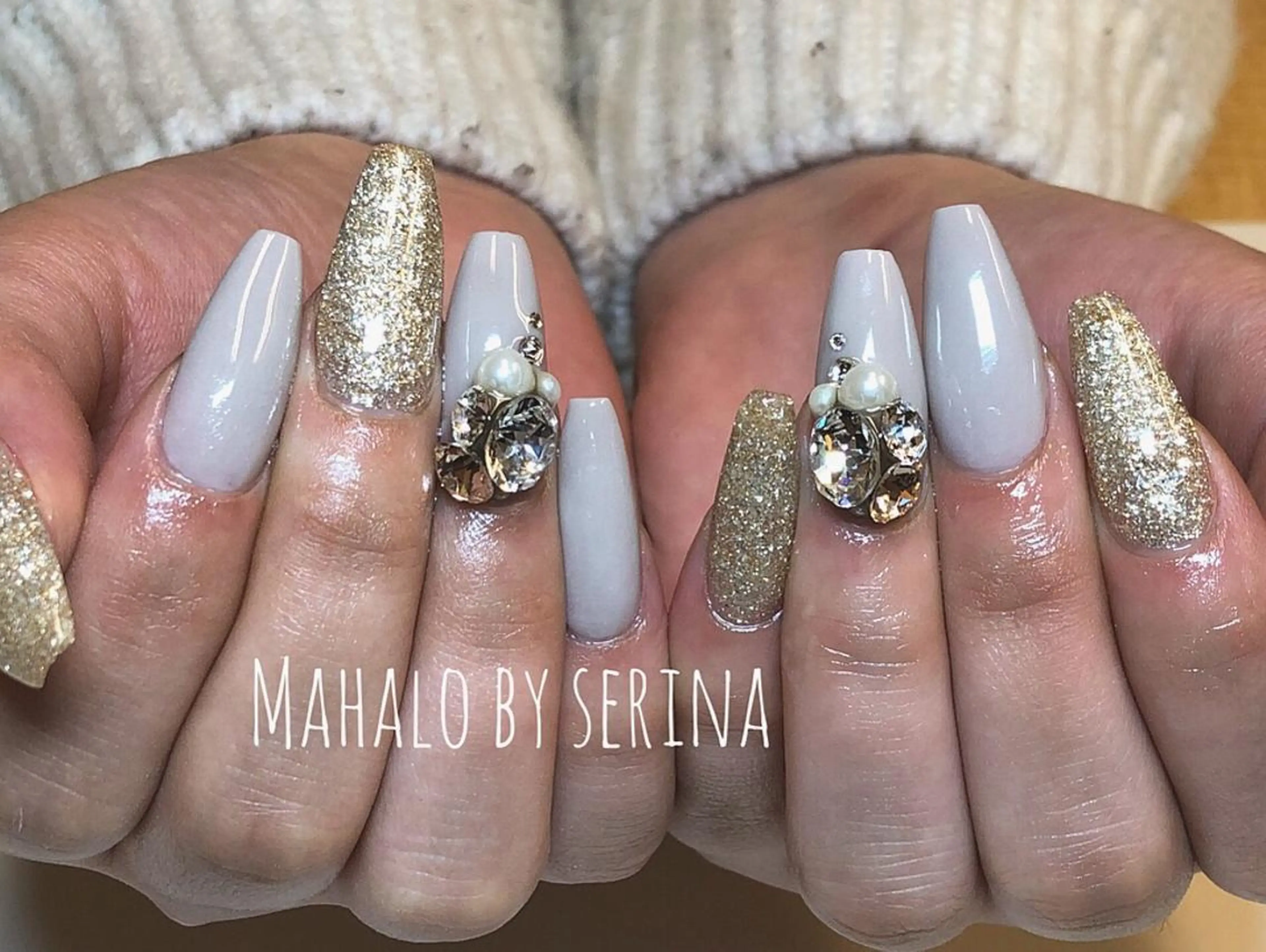 ロング カラー ネイル SUNNY BAE. SERINAのネイルデザイン