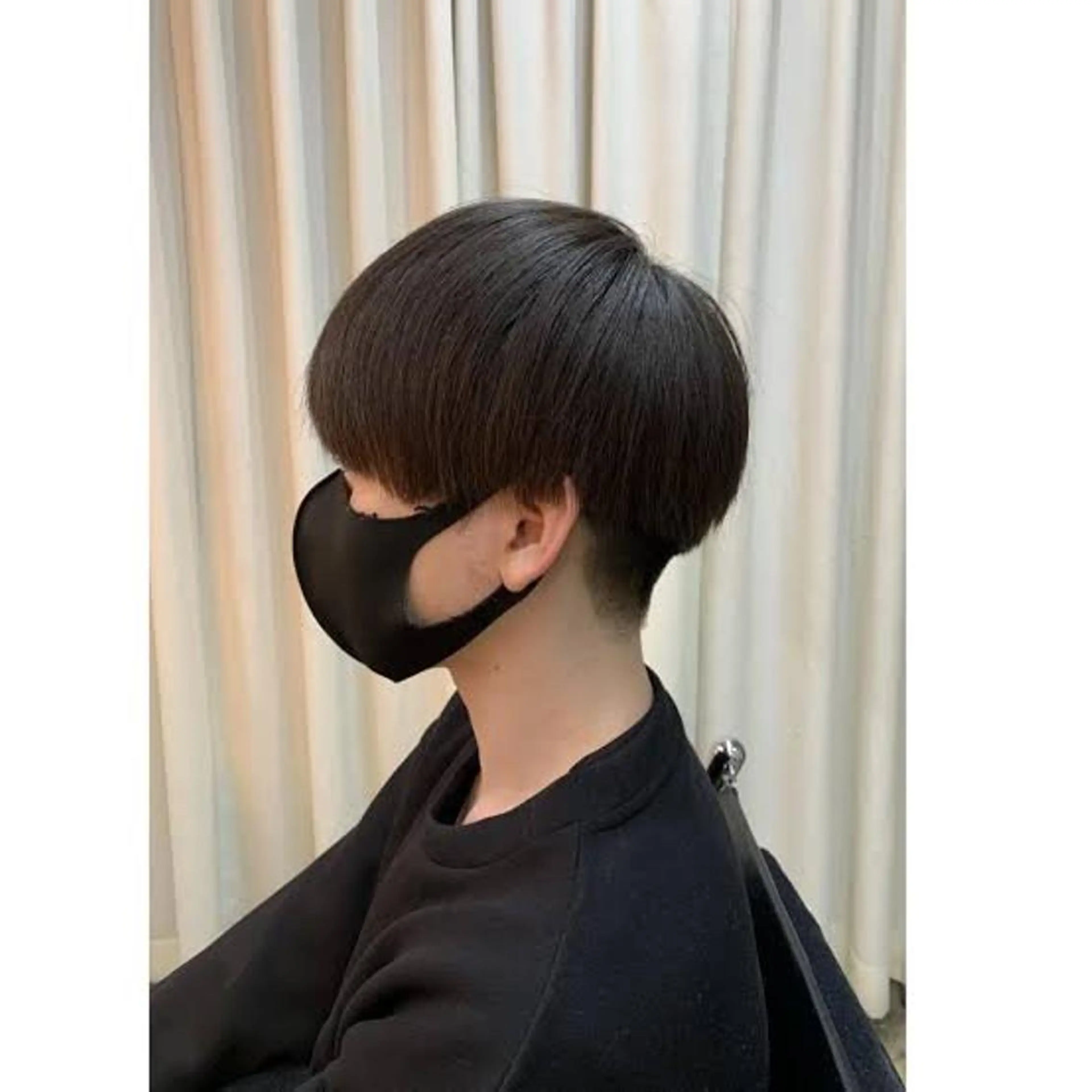 メンズ カット 縮毛矯正 EARTH 山﨑龍馬のヘアスタイル