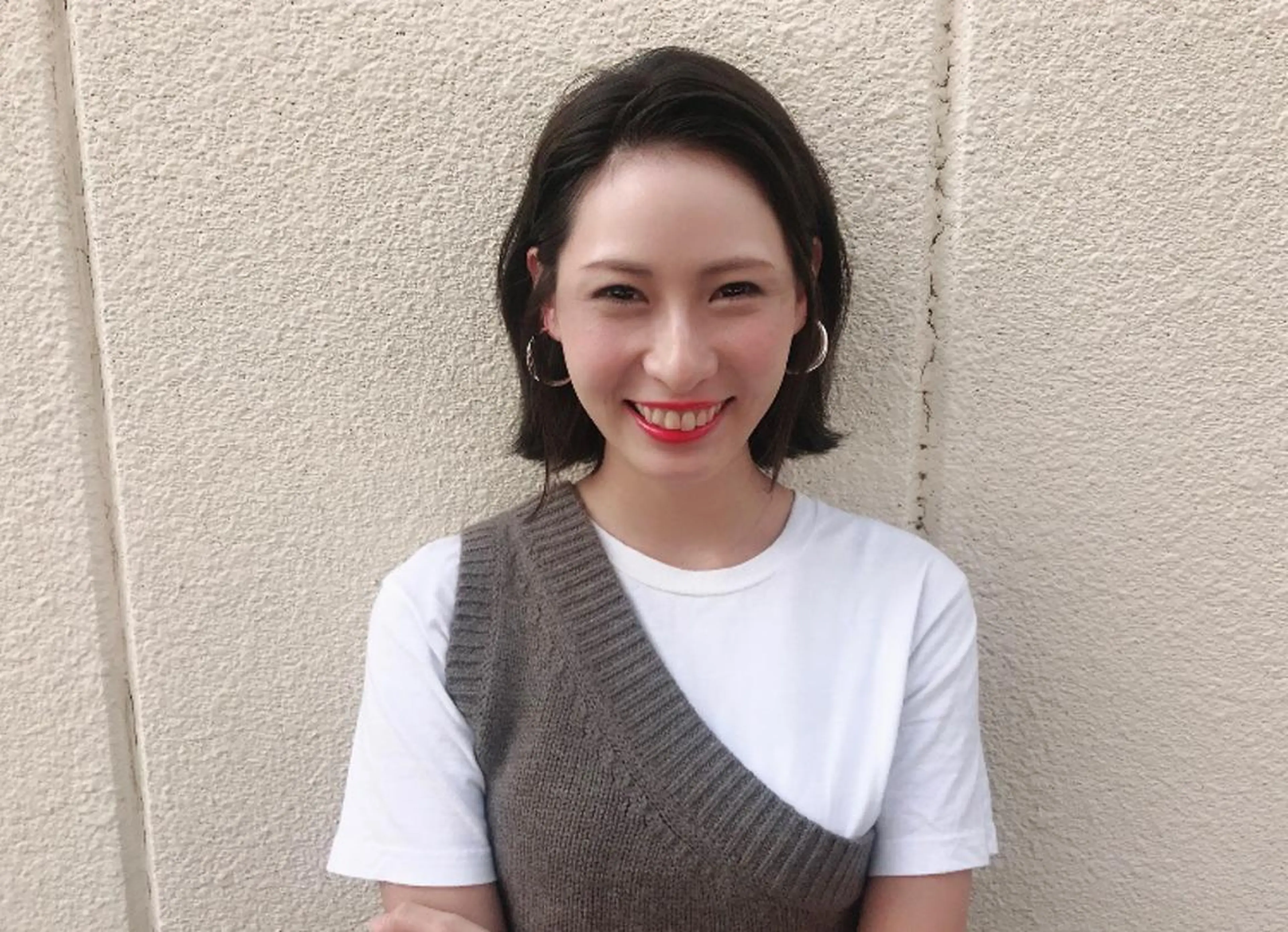 ショート カラー 切りっぱなしボブ グレージュ ボブ ♡ma ki♡のヘアスタイル