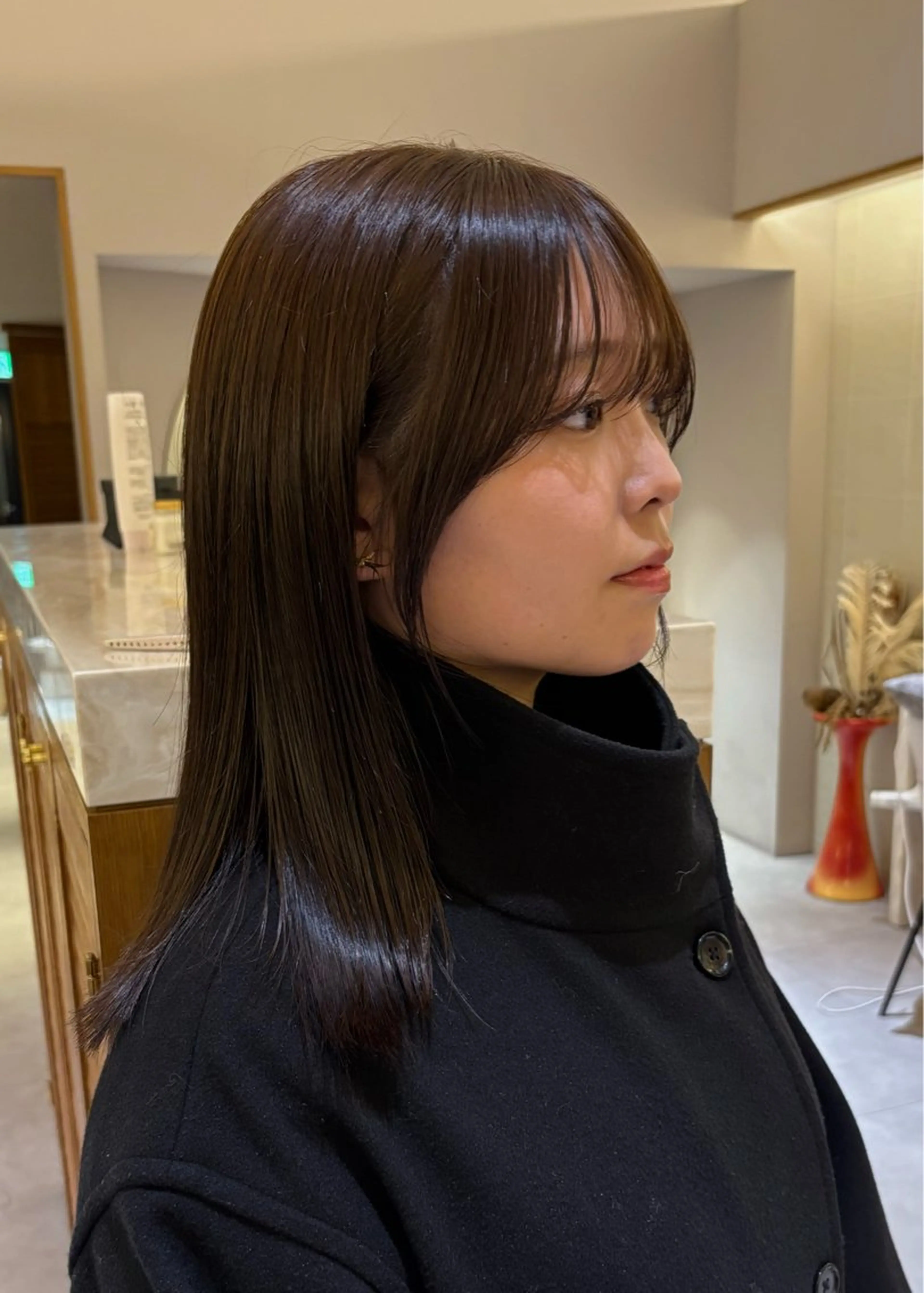 ミディアム サイトウ　ナミ /無料カットモデルのヘアスタイル