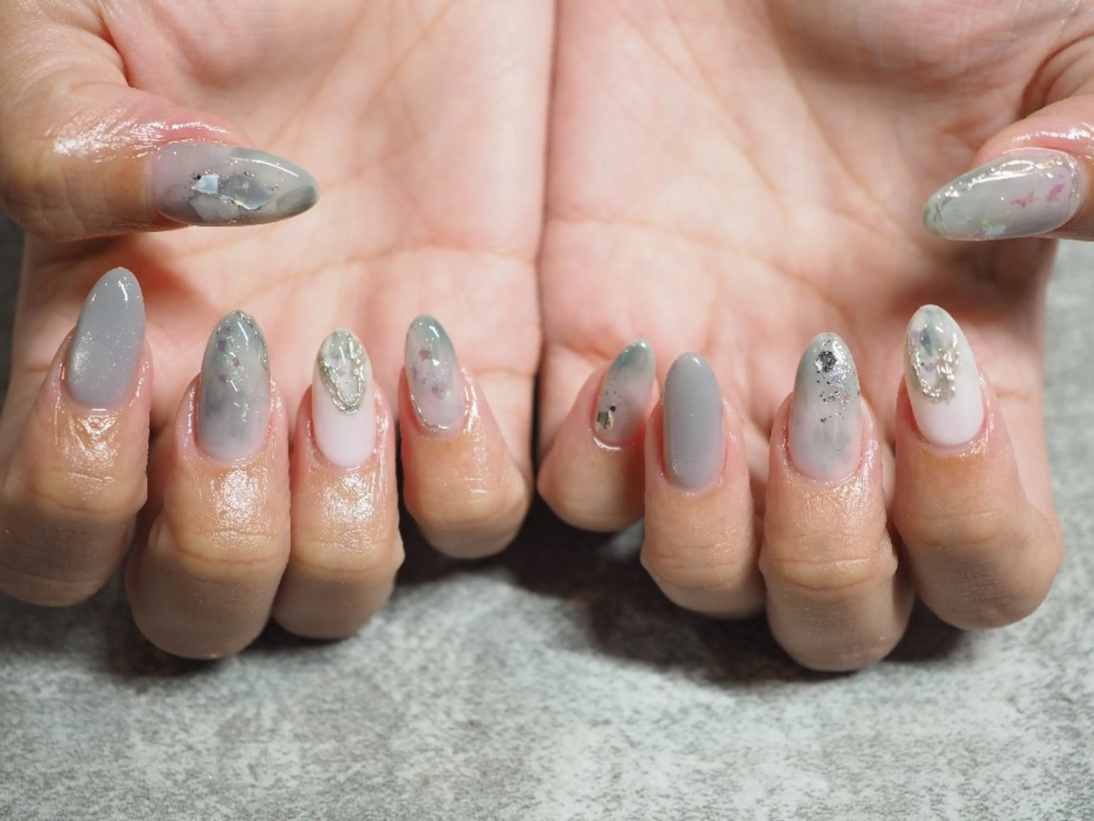 ネイル ハンドネイル glaNje 福光のネイルデザイン