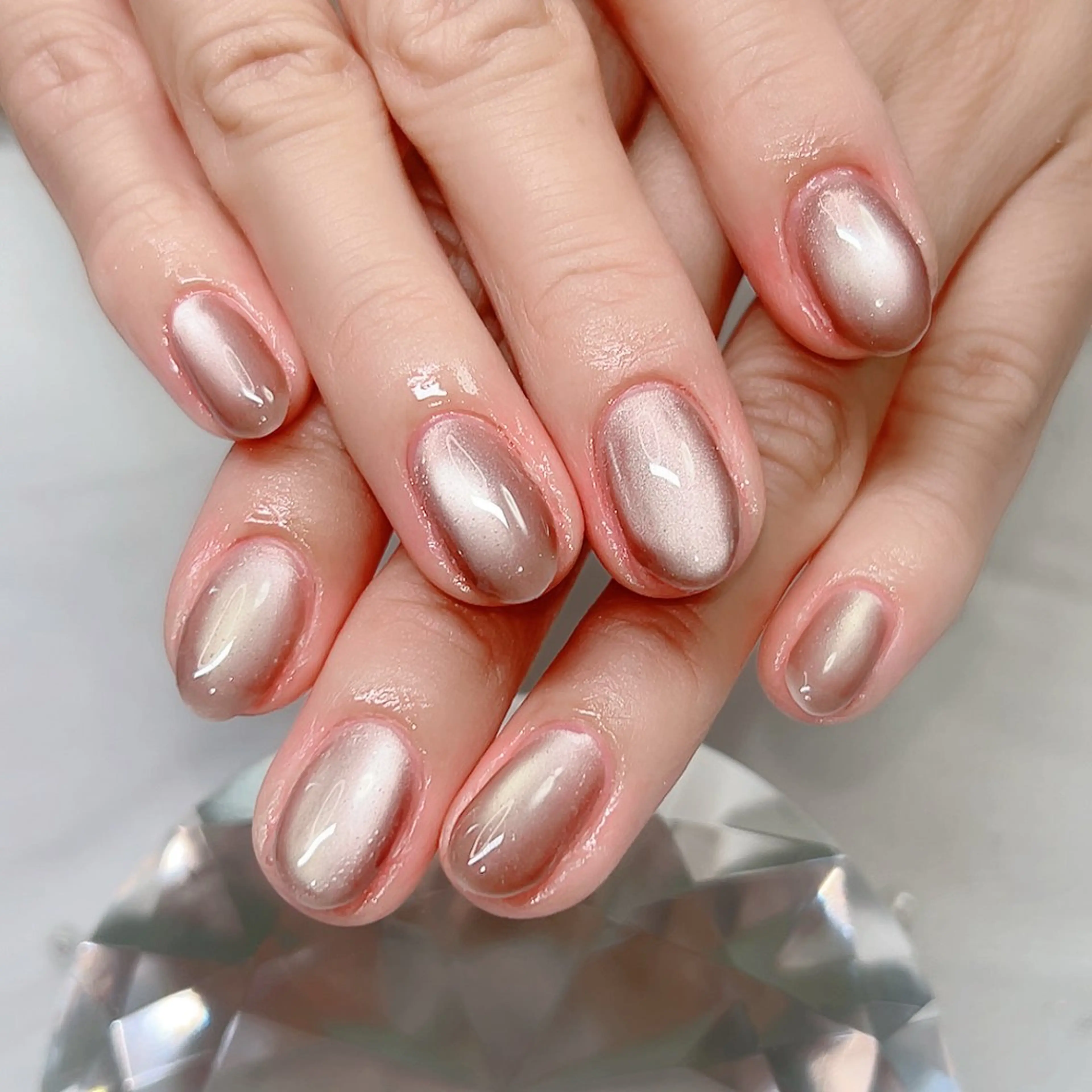 ネイル フラッシュネイル キラキラネイル ラメ(グリッター) 夏ネイル ハンドネイル Cute Tips nailのネイルデザイン