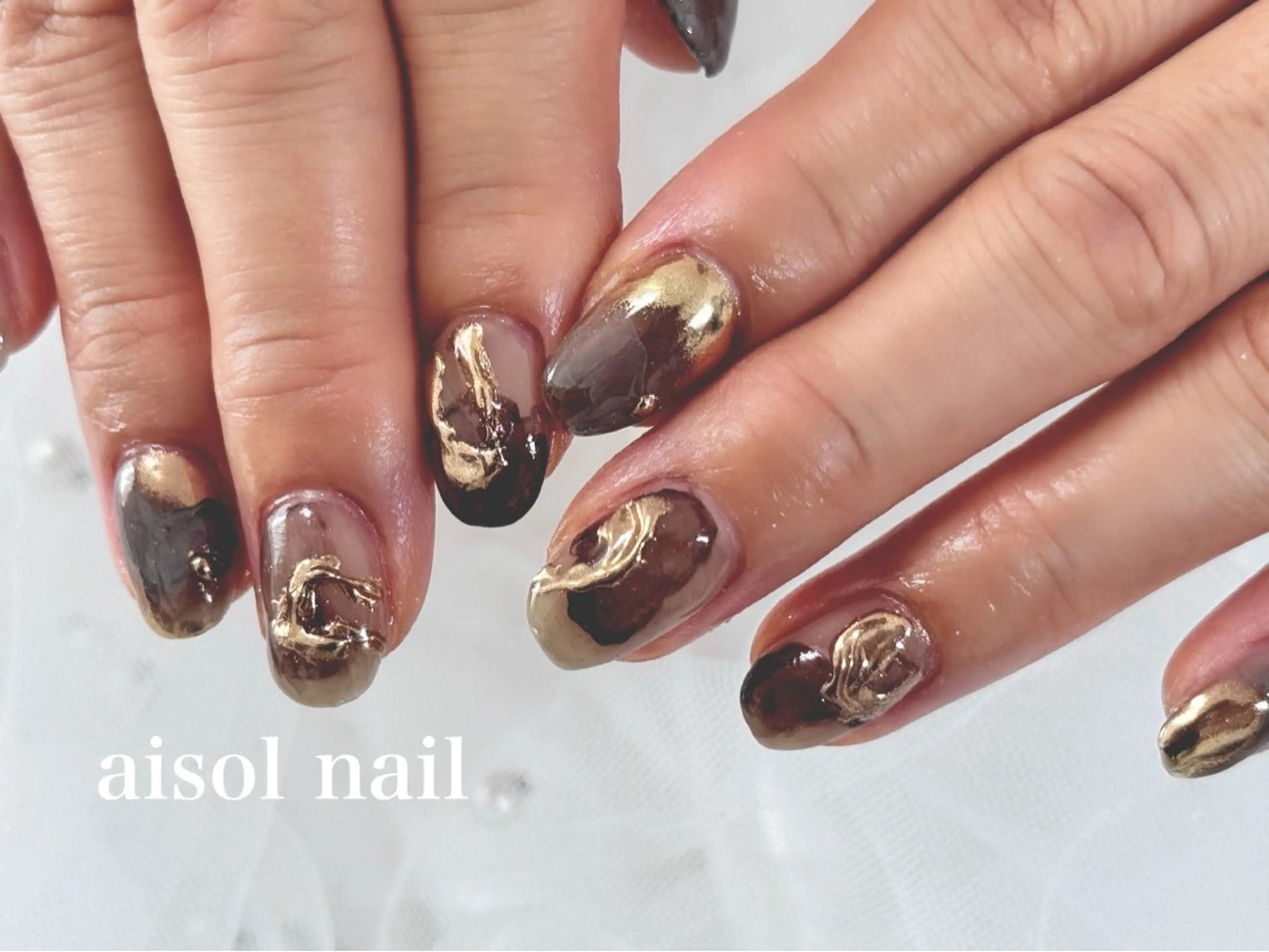 ネイル アートネイル ハンドネイル Aisol nail salonのネイルデザイン