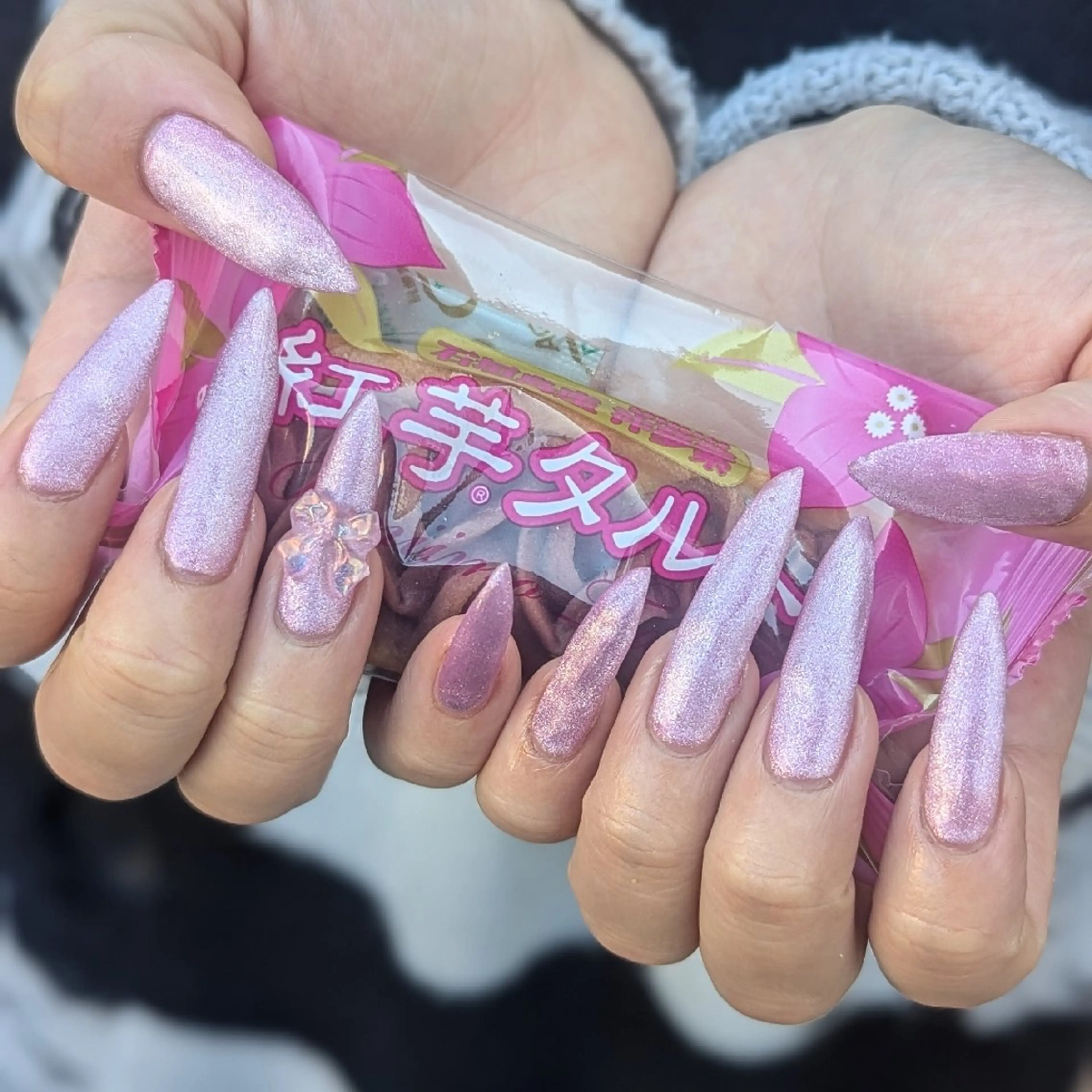 ネイル ロングネイル ハンドネイル aycnail 　Ayakaのネイルデザイン