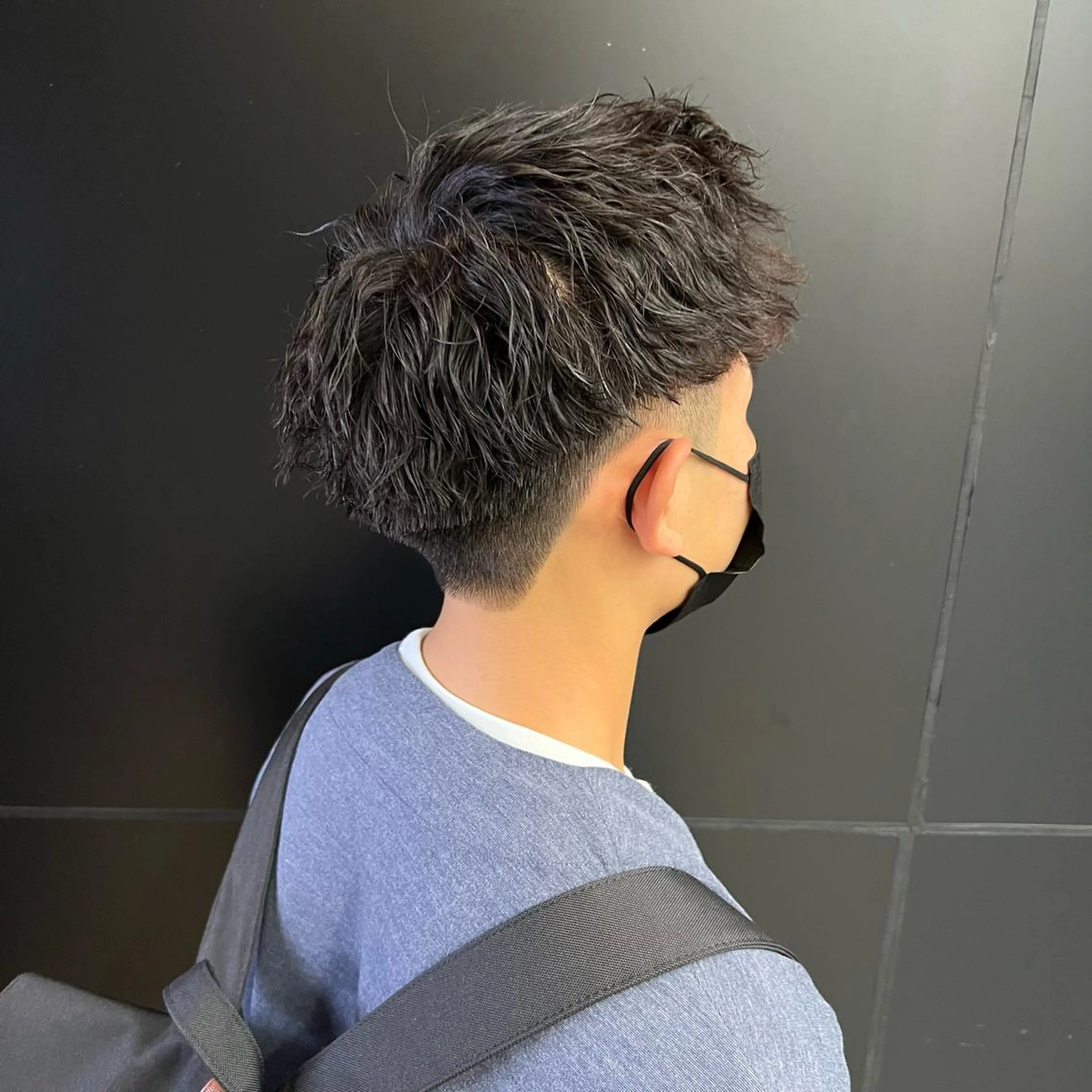 ショート パーマ nicoTOKYO所属・【メンズ特化】短髪 スパイキーショートのヘアスタイル