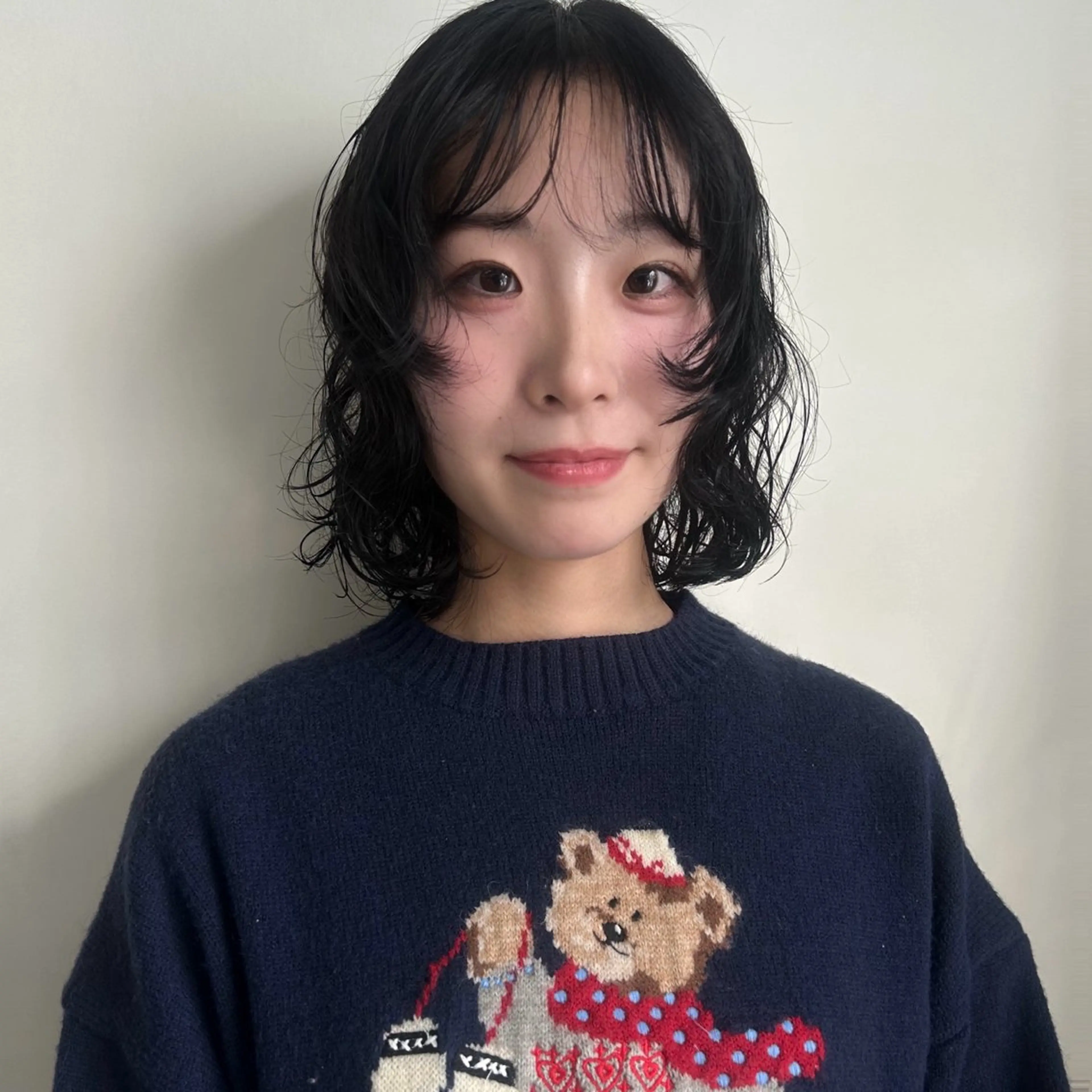 ミディアム パーマ カット ヘアカラー パーマ 伊藤ほのか /パーマ/ショートのヘアスタイル