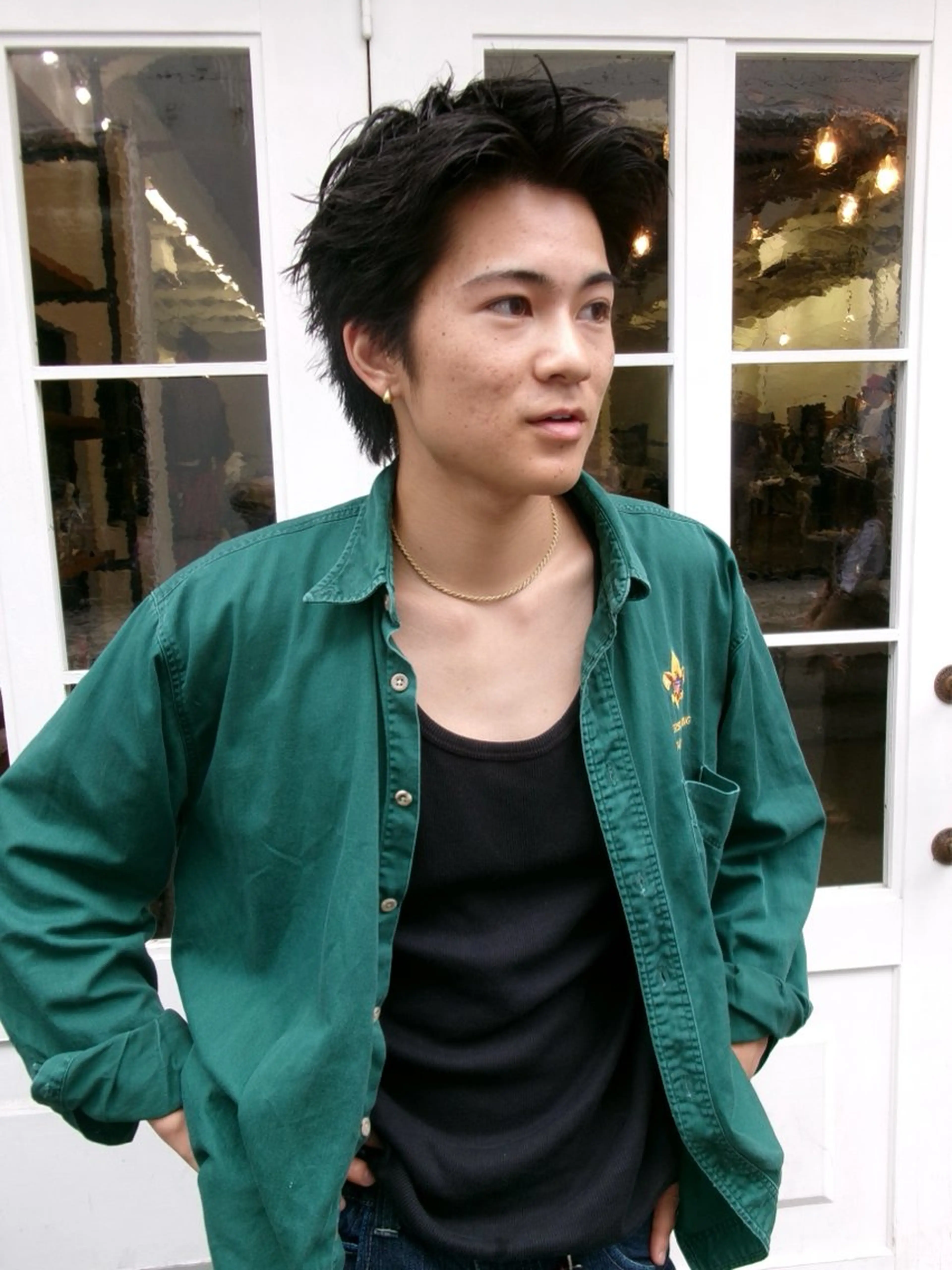 メンズ Rubik’s Shelter by TOKYO所属・レイヤー/ハイトーン /ボルドー☆タクト☆のヘアスタイル