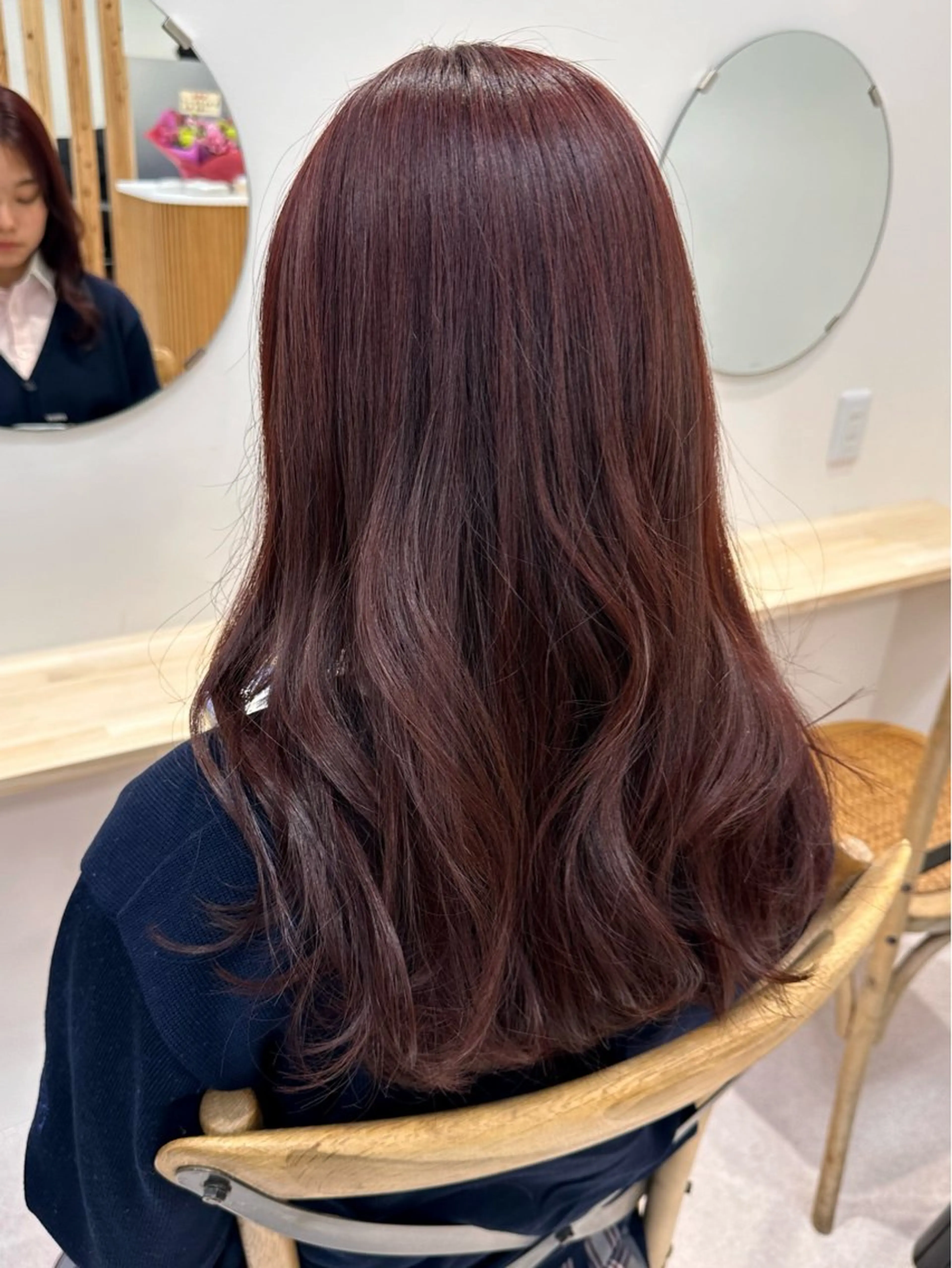 ロング カラー カット ヘアカラー トリートメント 🪭risa 暖色/レイヤー🪭のヘアスタイル