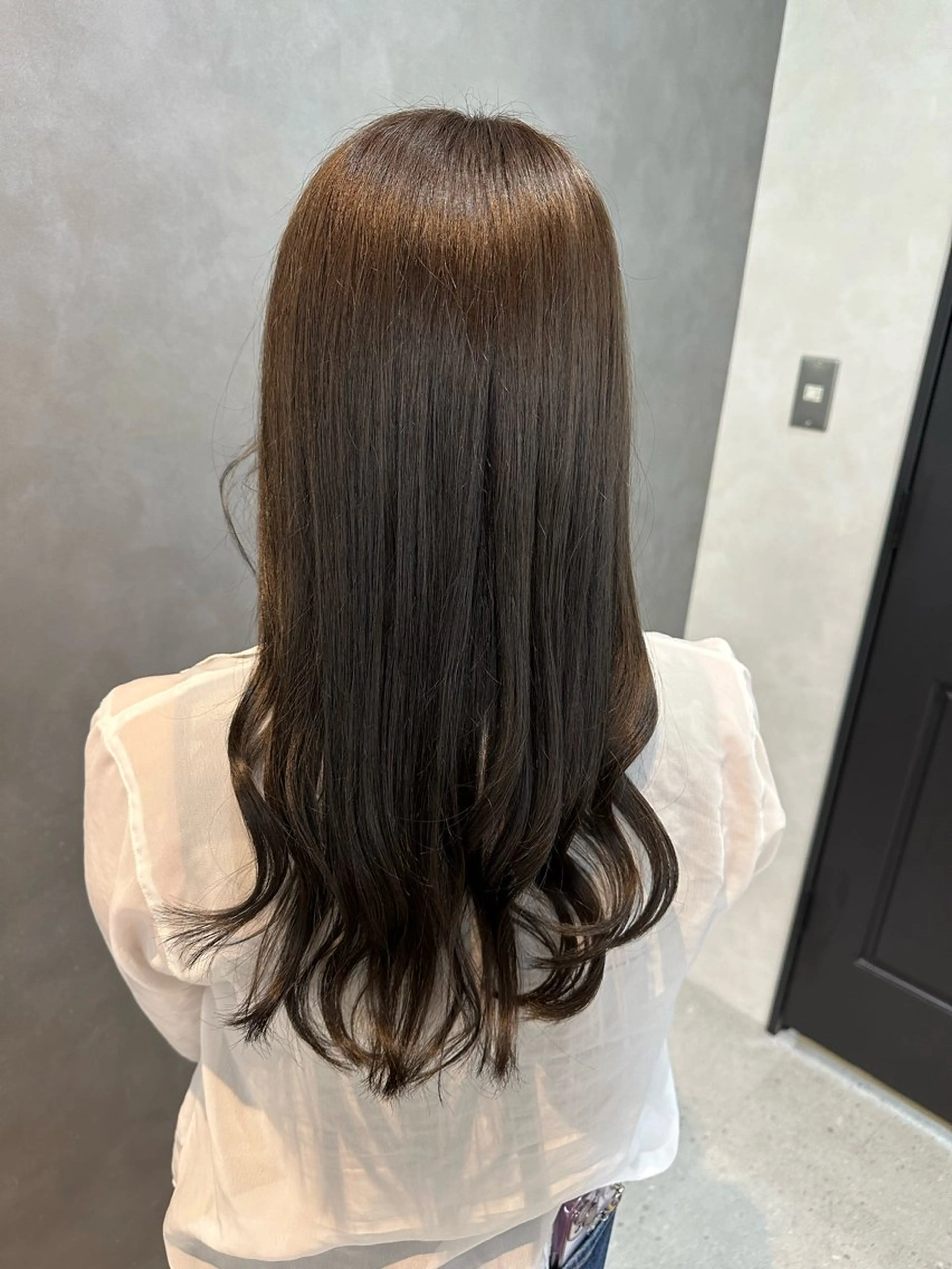 ロング カラー オリーブカラー メンズモデル募集中 <石川愛莉>のヘアスタイル