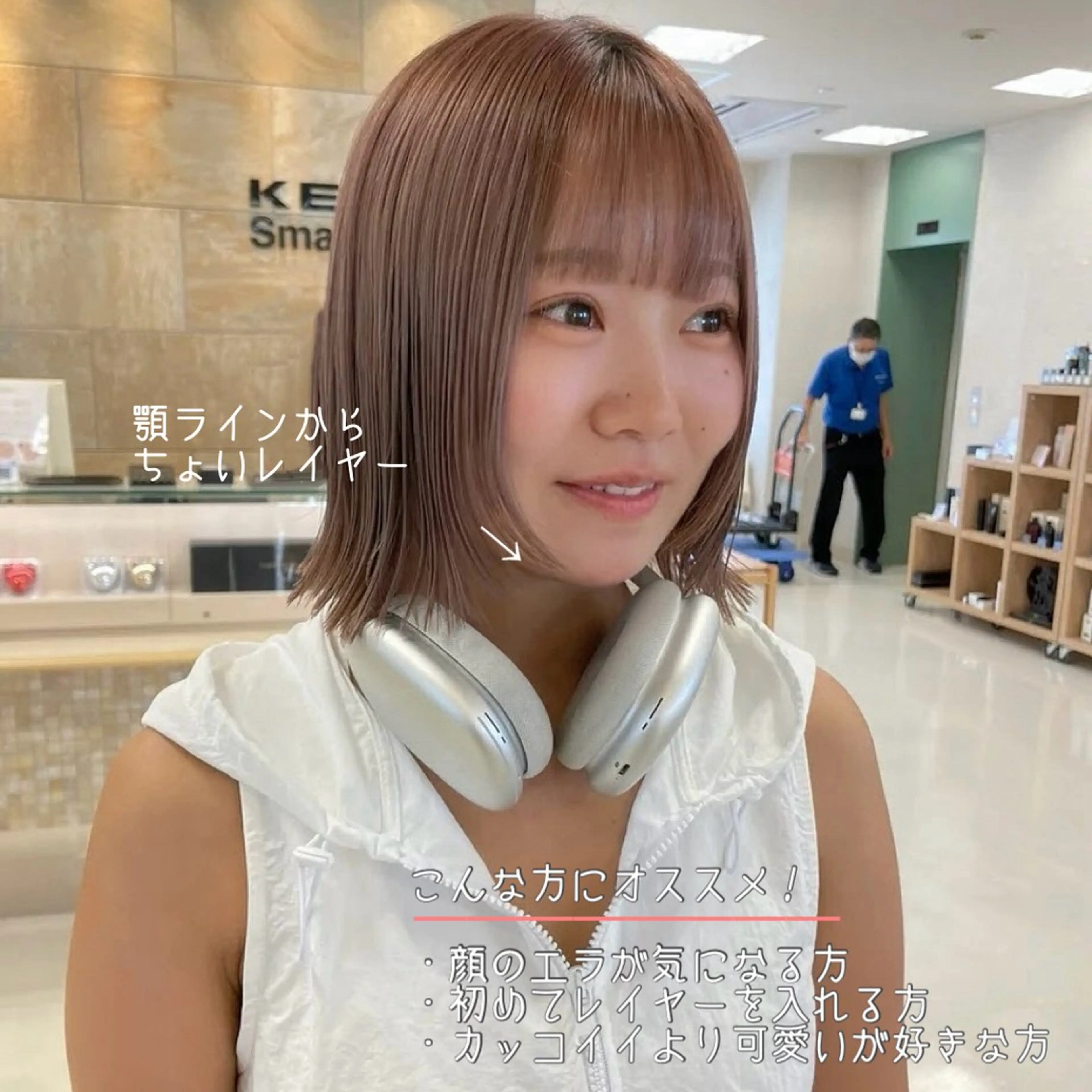 ショート カラー ヘアアレンジ 🍒KIKUCHI KANAE🍒のヘアスタイル