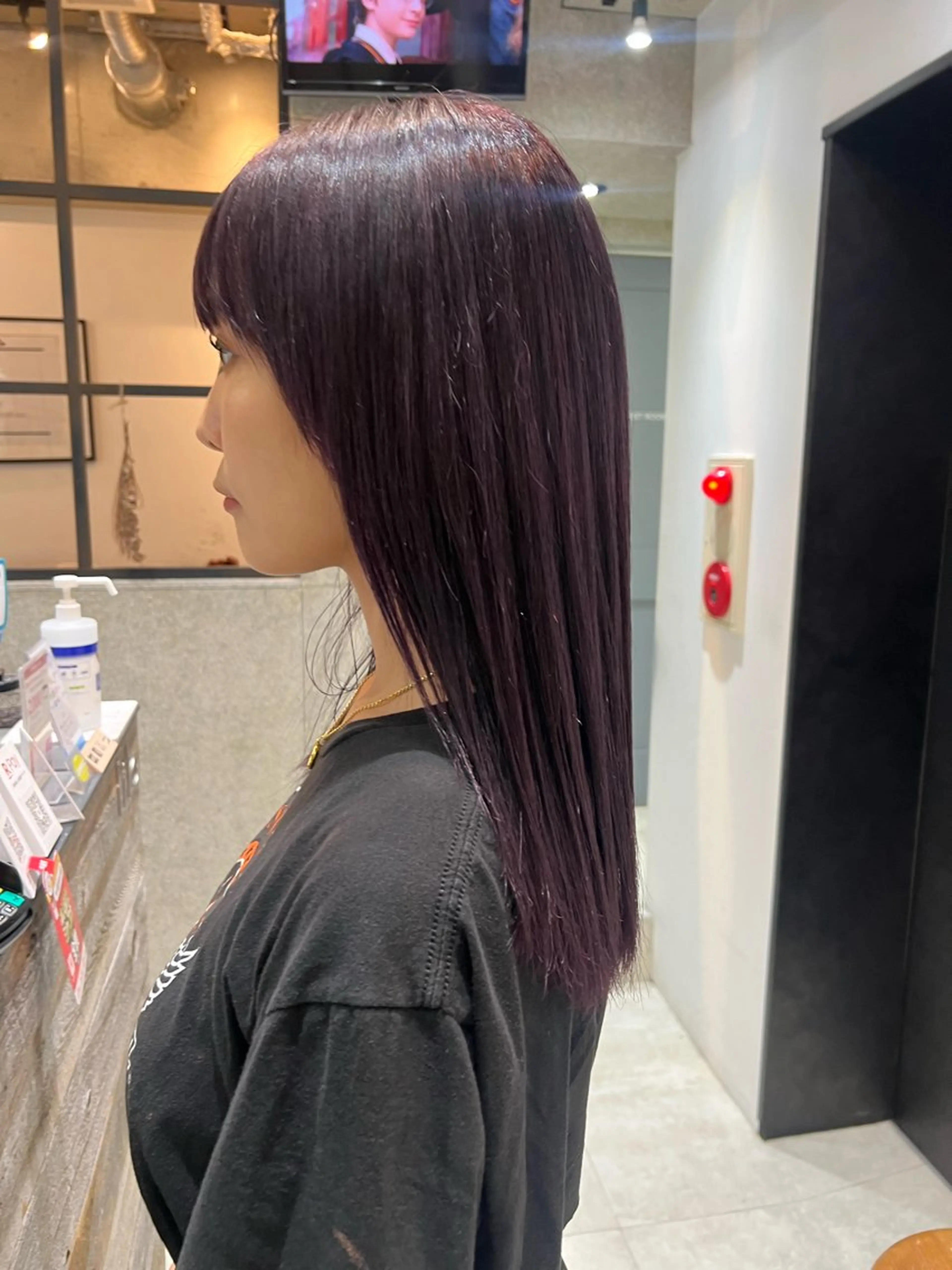 ロング カラー アディクシーカラー ブリーチ 透明感カラー ラベンダーカラー カット ヘアカラー ヘッドスパ 🌿ニュアンスヘア 🌿福田沙也加のヘアスタイル