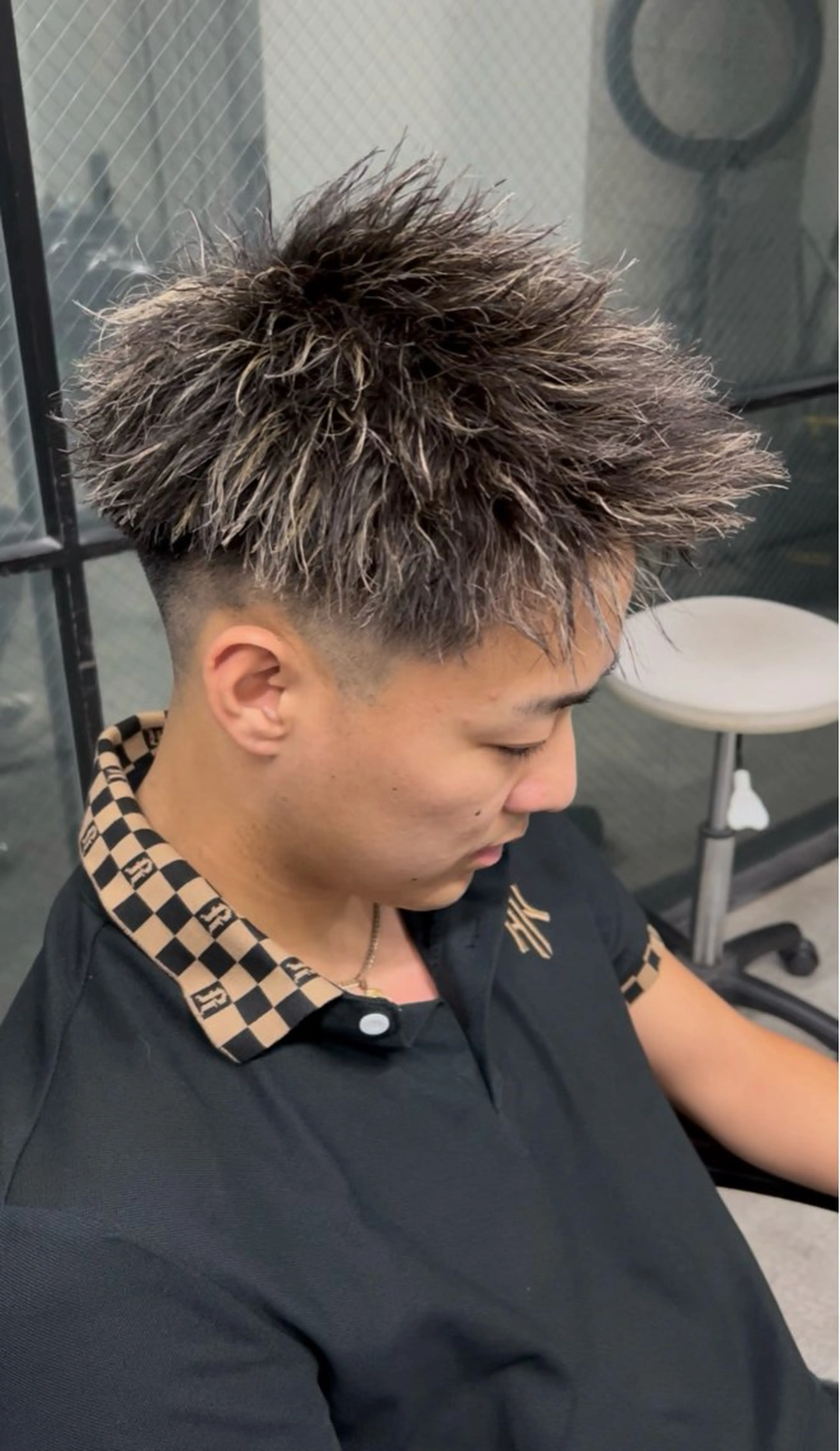 ショート カット ヘアカラー パーマ era本店所属・笹尾 陸/era本店 メンズ短髪系美容師のヘアスタイル