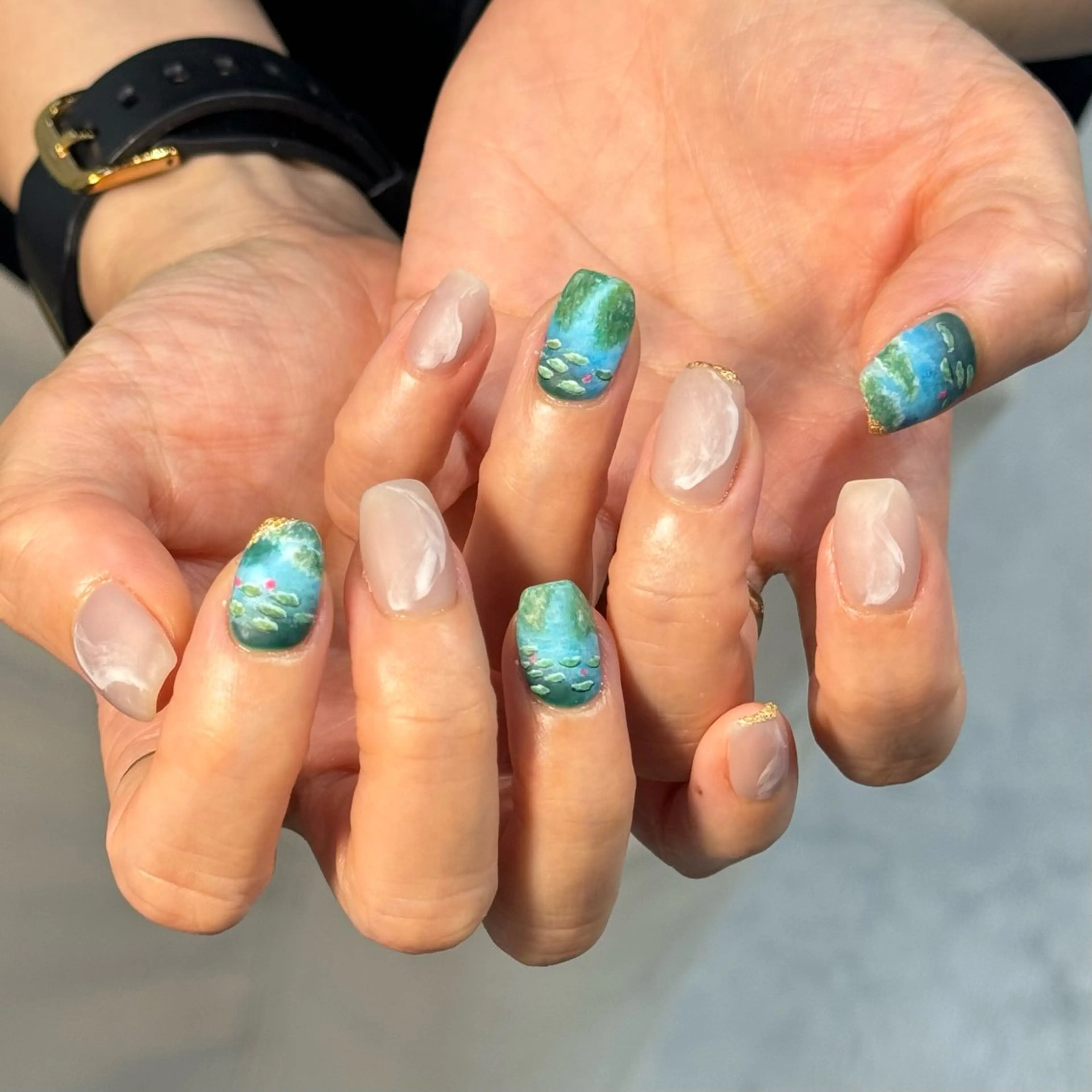 ネイル マットネイル Momoka ネイリスト福岡/薬院のネイルデザイン