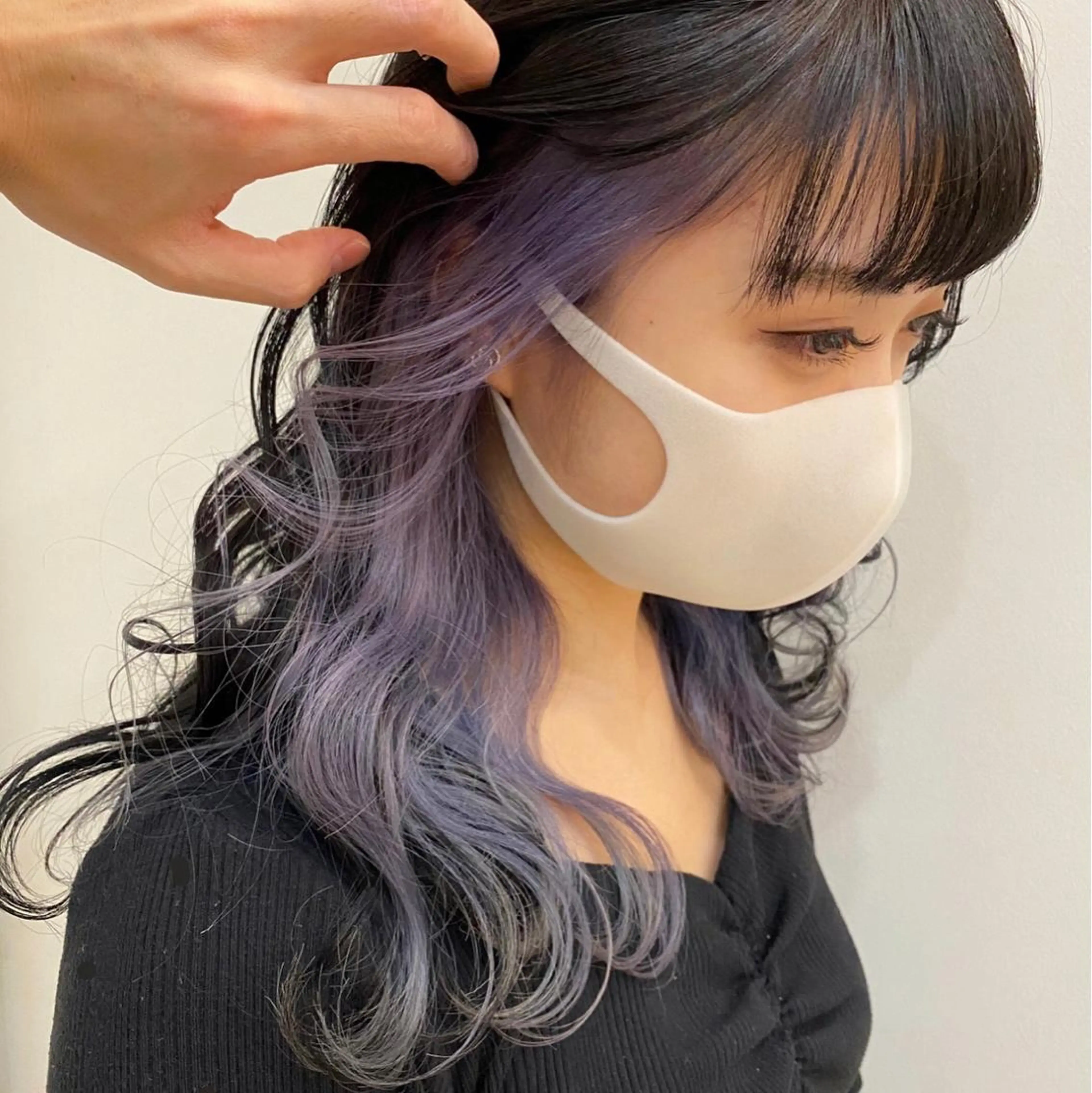 ロング パープルカラー ヘアカラー トリートメント ジェニファー ✂︎TOMOKI✂︎のヘアスタイル