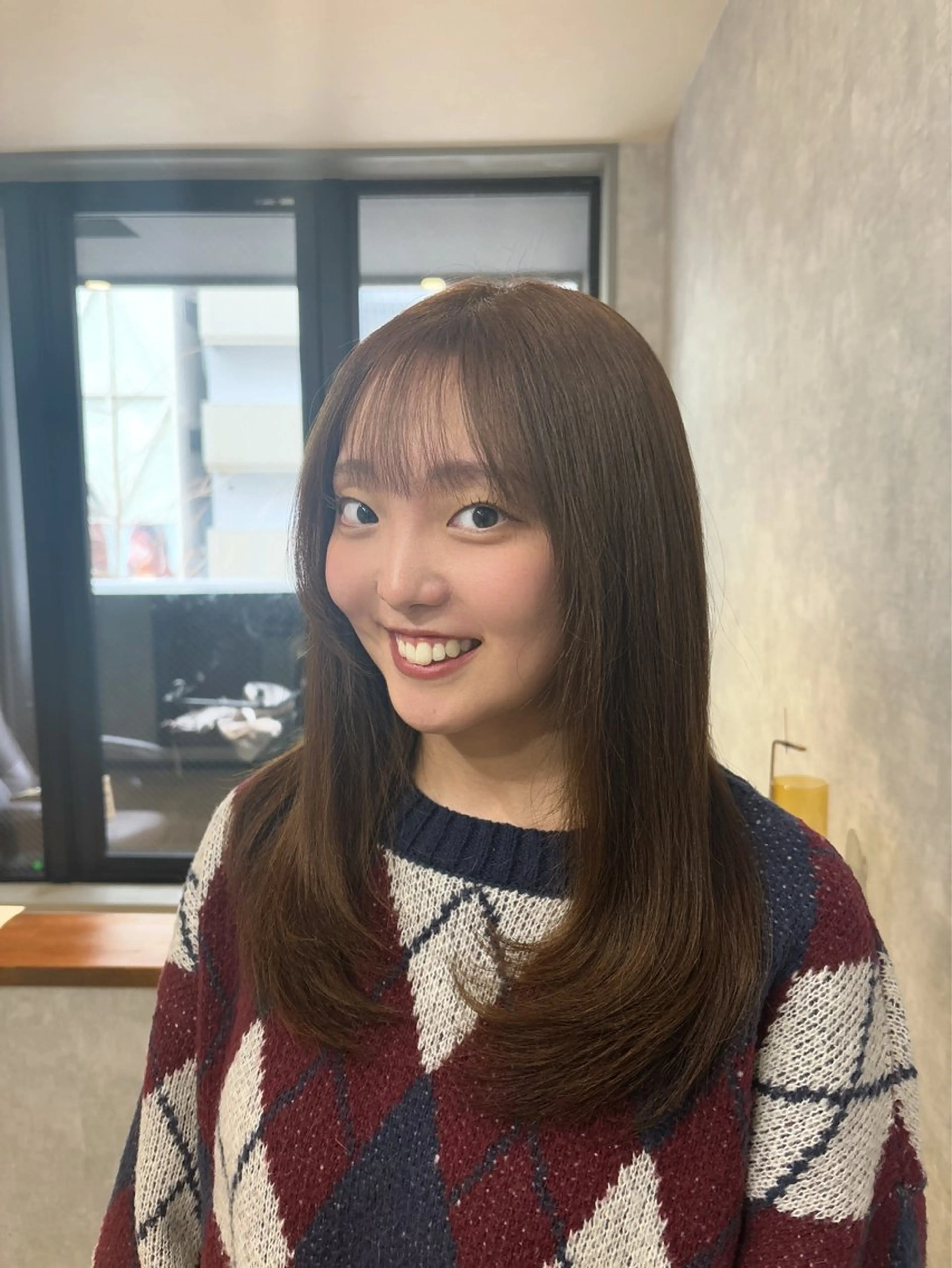 カラー カット ヘアカラー トリートメント 艶髪/ダブル カラー/リョウのヘアスタイル