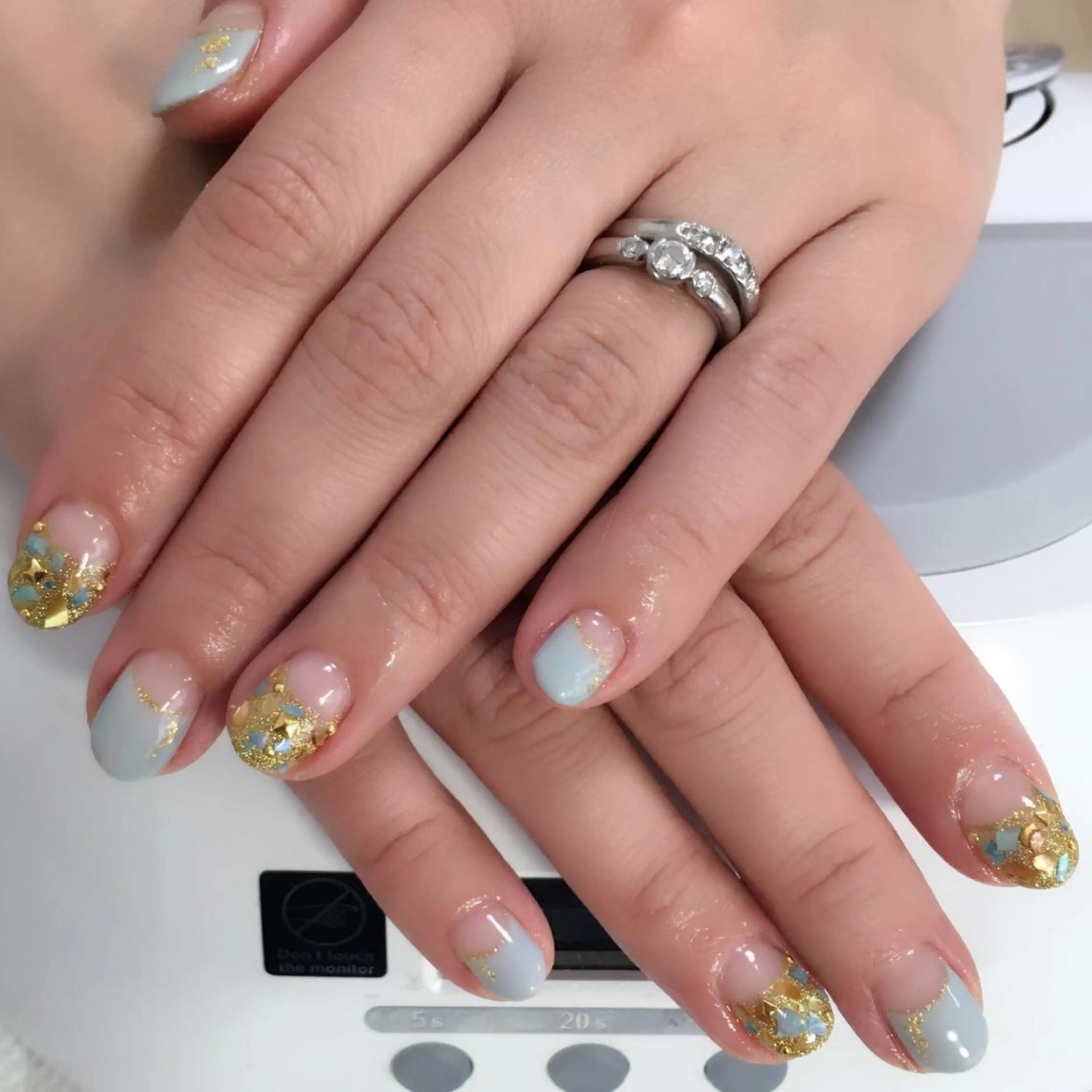 ネイル フレンチネイル ラメ(グリッター) ストーンネイル Nono Nail ノノネイルのその他イメージ