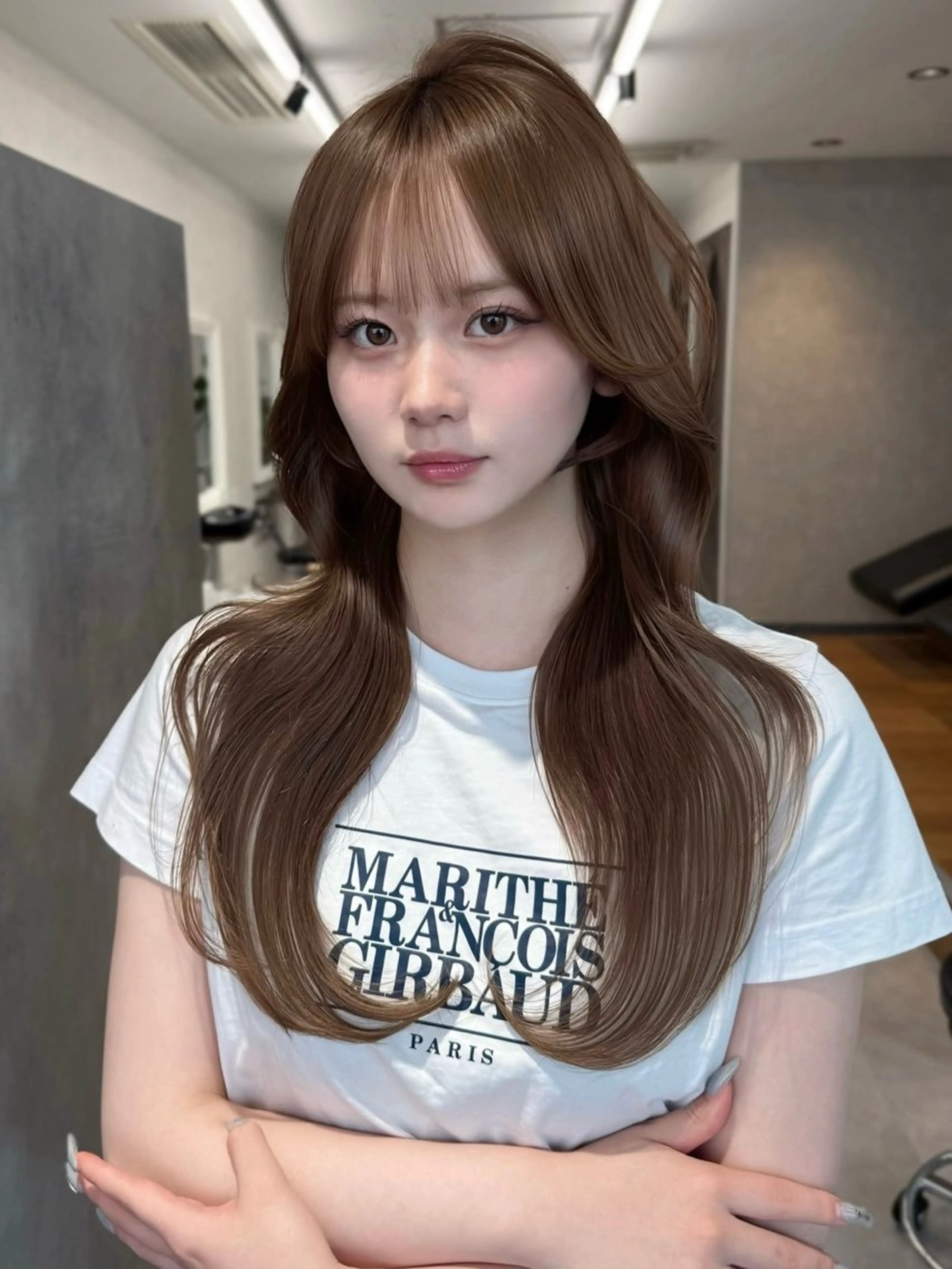 ロング カラー ヘアアレンジ ⭐️ショート/ボブ/ 艶カラー/りょうがのヘアスタイル