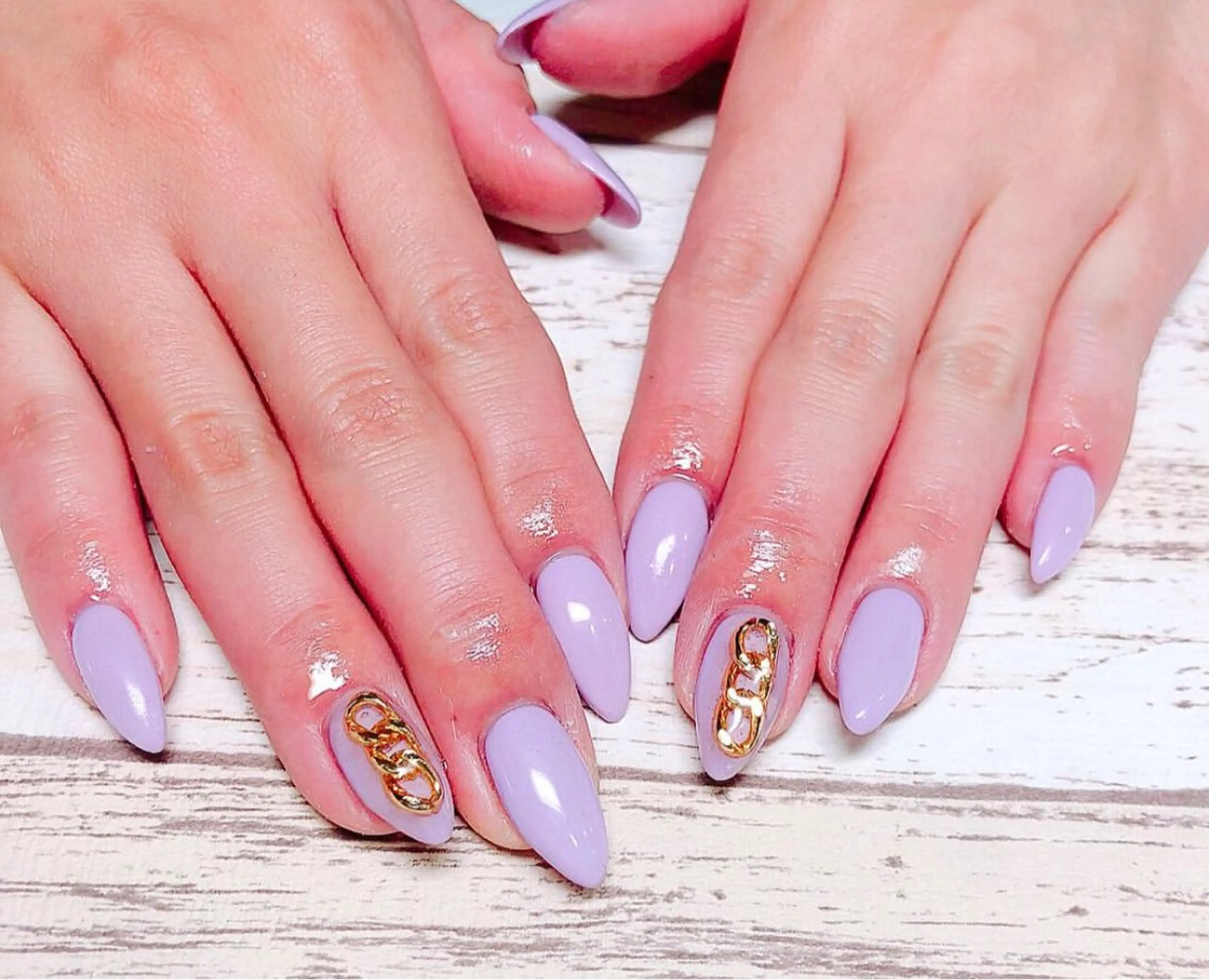 ネイル ジェルネイル ワンカラーネイル パラジェル ハンドネイル Ran  nail所属・Ran Nailのネイルデザイン
