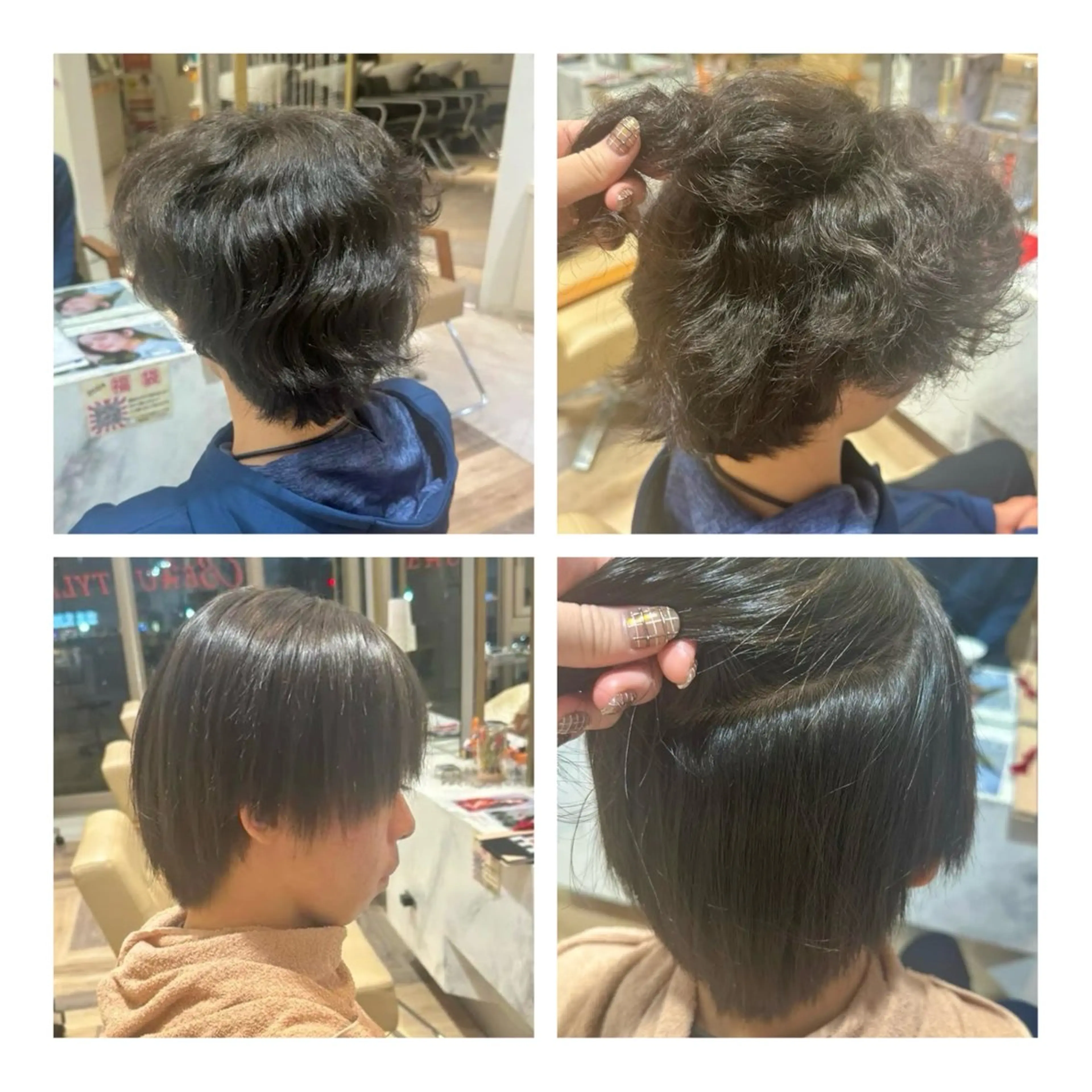 パーマ メンズ 縮毛矯正 ヘアーメイクウィル野田阪神店所属・畑中 夢のヘアスタイル