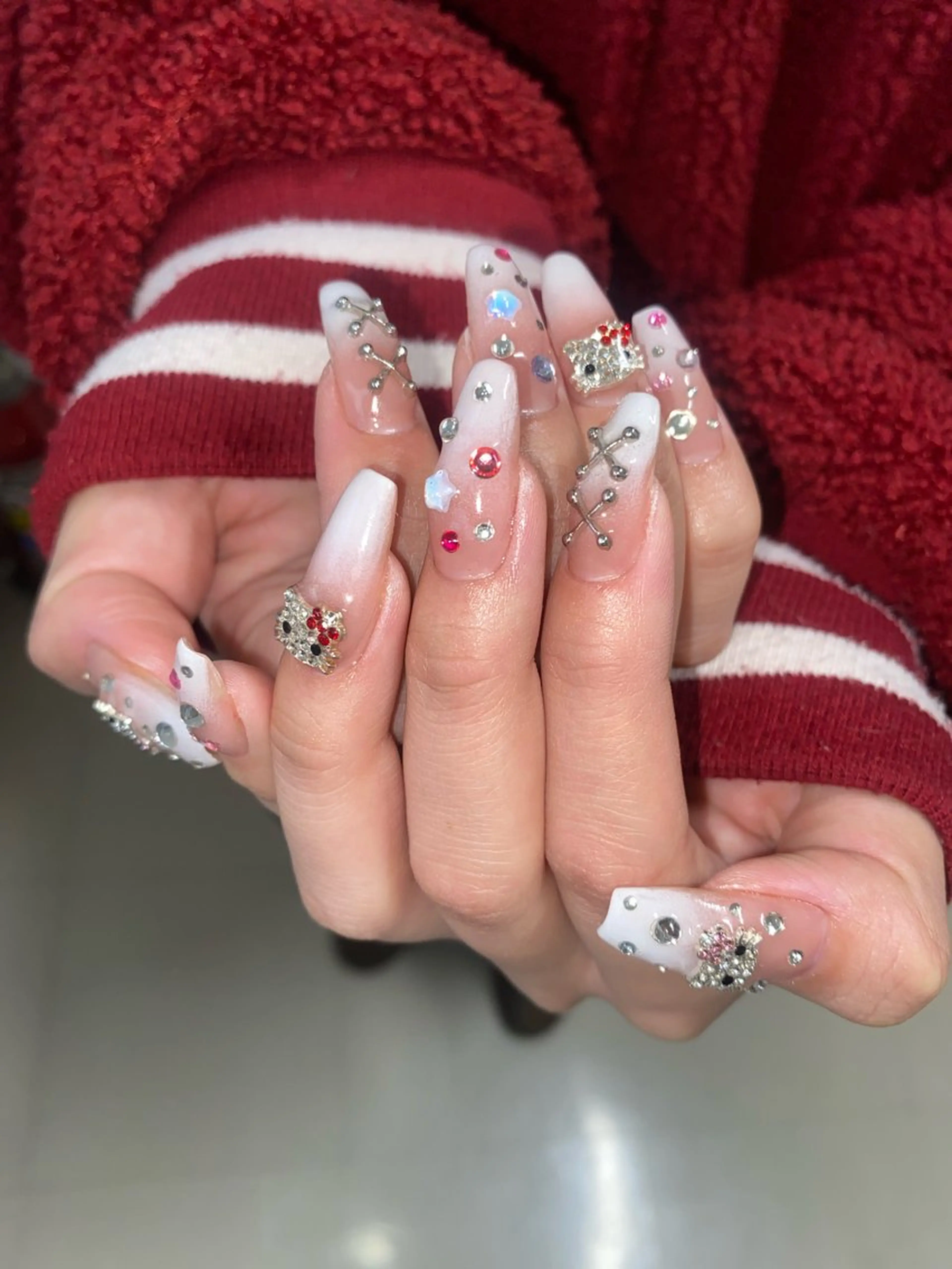 メンズ ネイル ハンドネイル LULUMU所属・akari✨ 落書き、メンズネイルのネイルデザイン