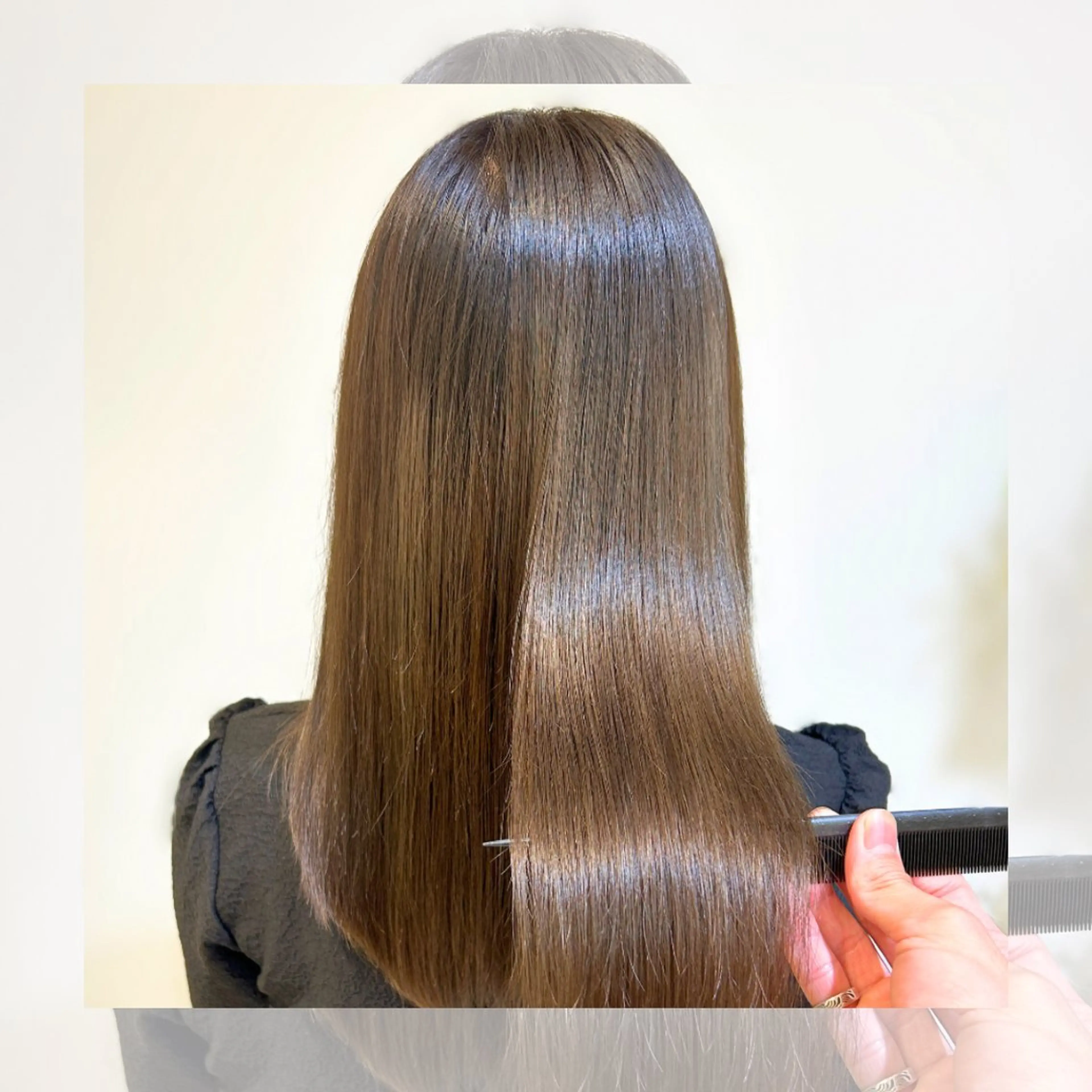 【迷ったらコレ＊人気No.1】カット＋リタッチ縮毛矯正＋TOKIOTrの写真