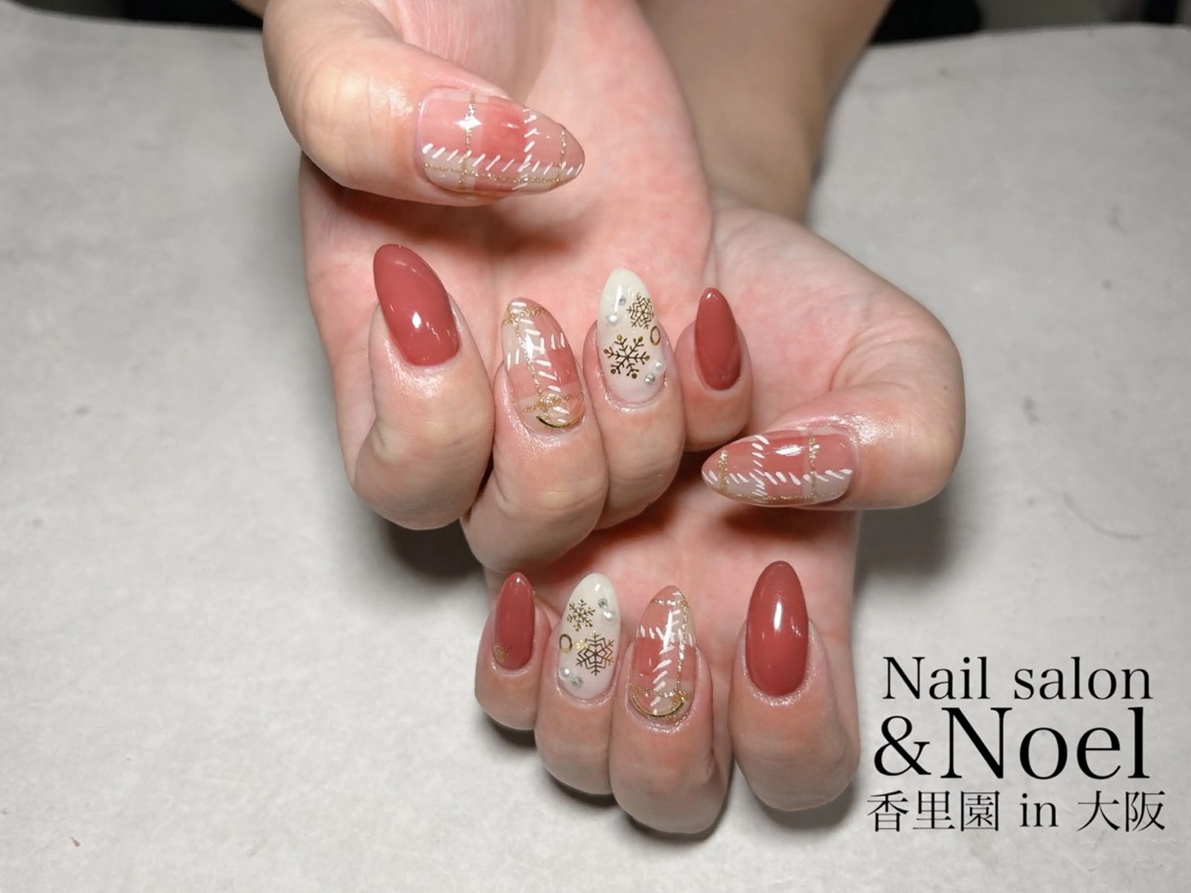 ネイル ハンドネイル Nailsalon  &Noel所属・もも 🍑のネイルデザイン