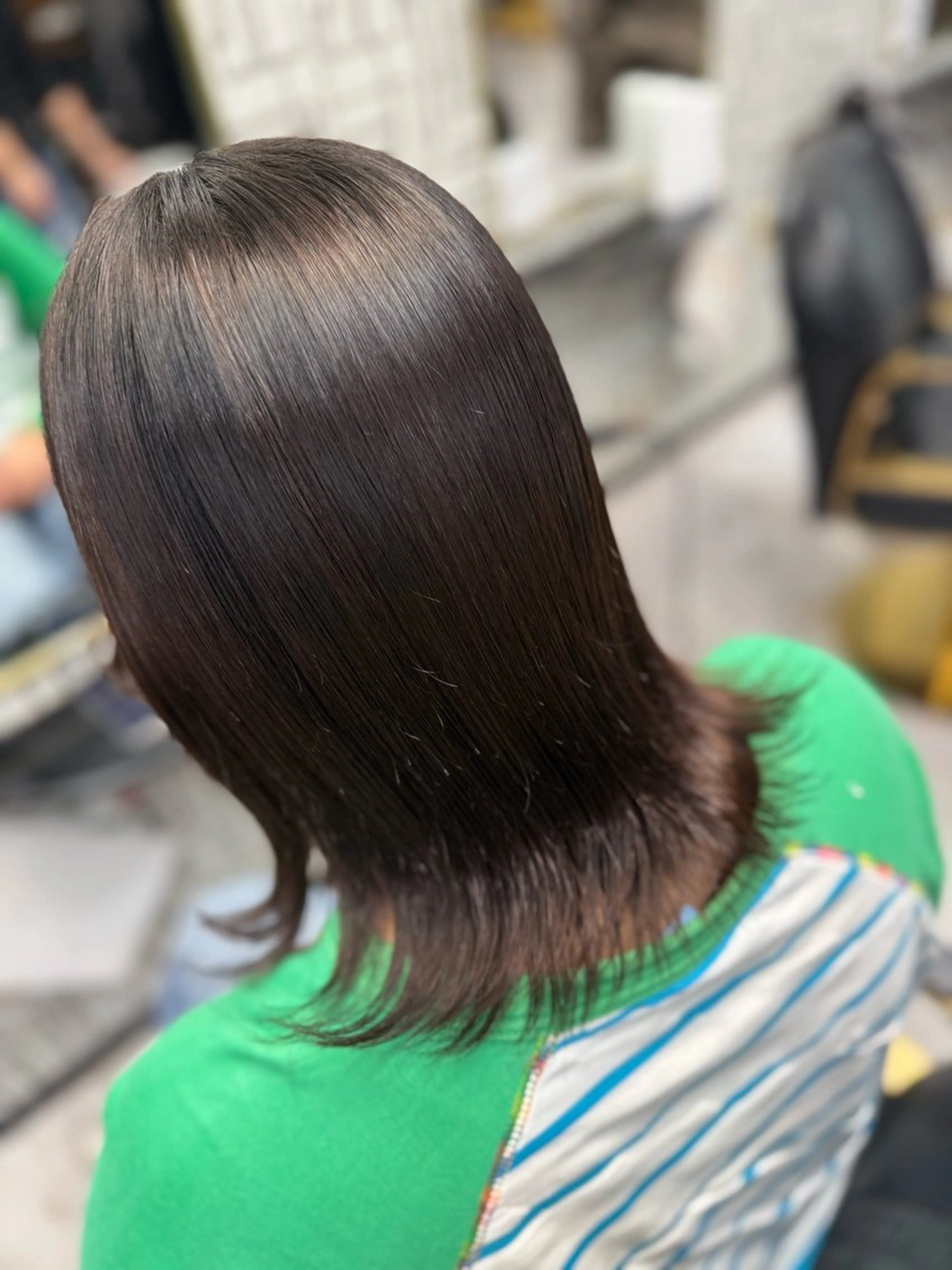 ミディアム 髪質改善 トリートメント arose久留米所属・山中 莉乃のヘアスタイル