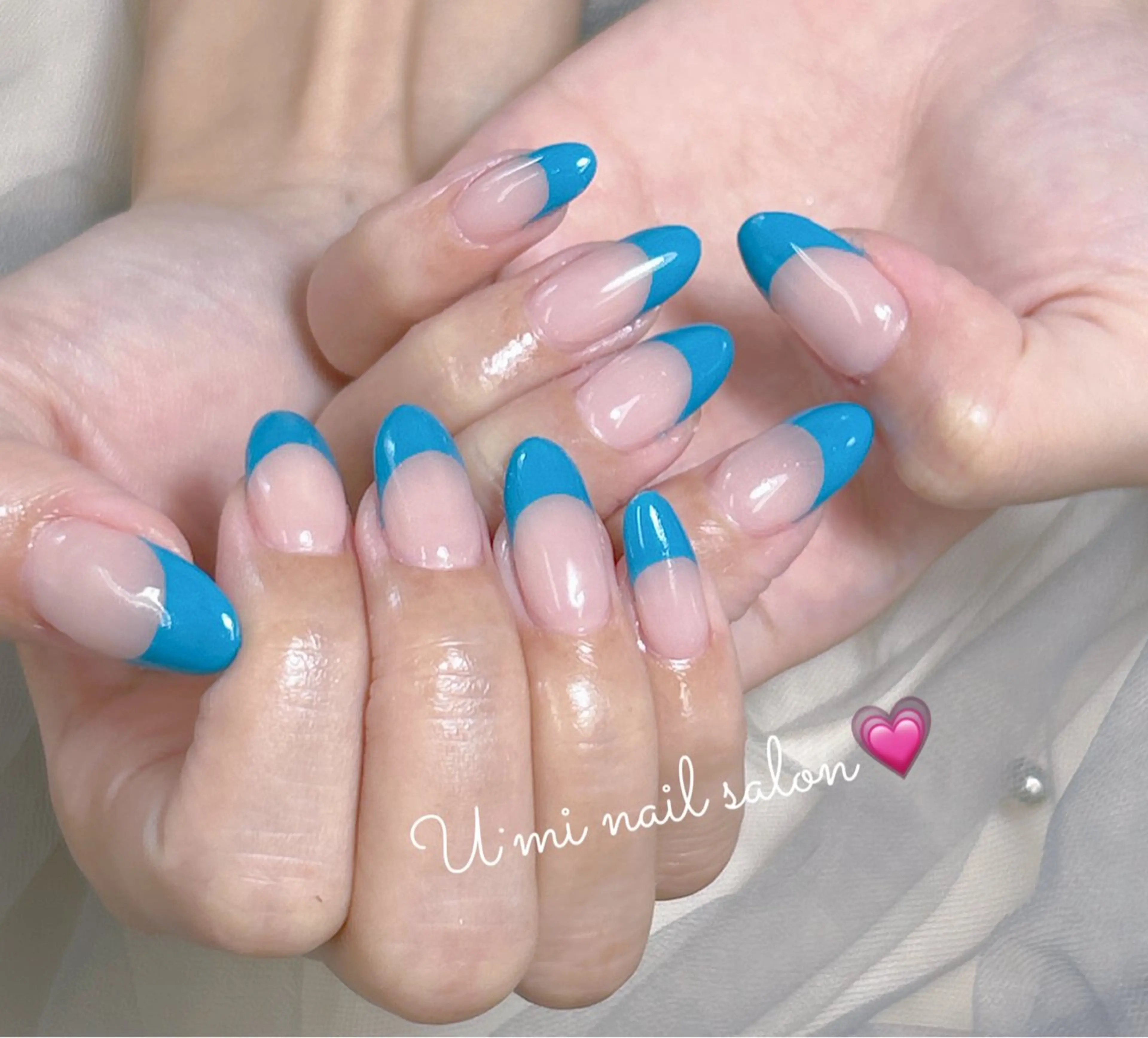 ネイル フレンチネイル U·Mi nail salon所属・U·Mi 上野御徒町容のネイルデザイン