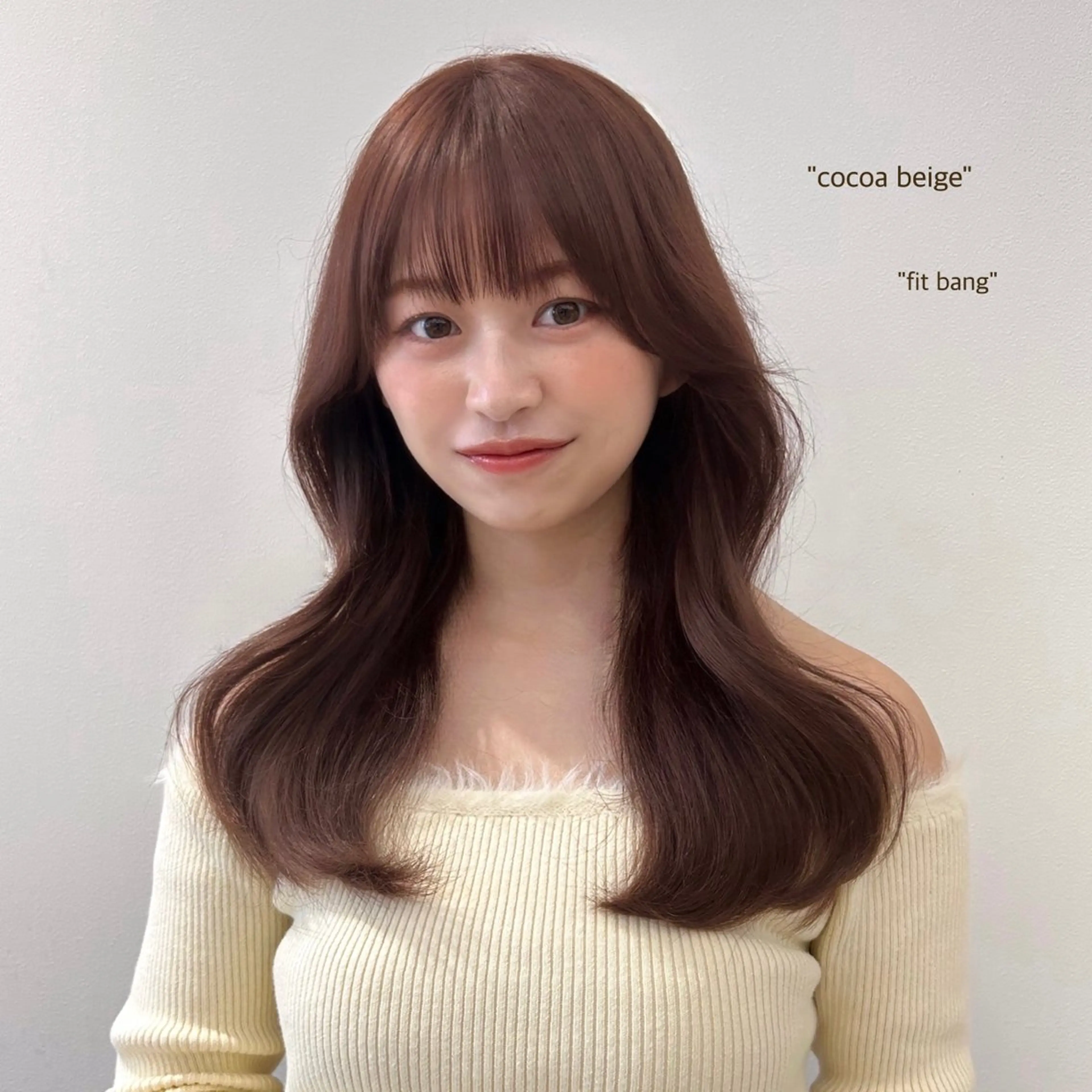セミロング カラー ミディアムヘア Chifumiのヘアスタイル
