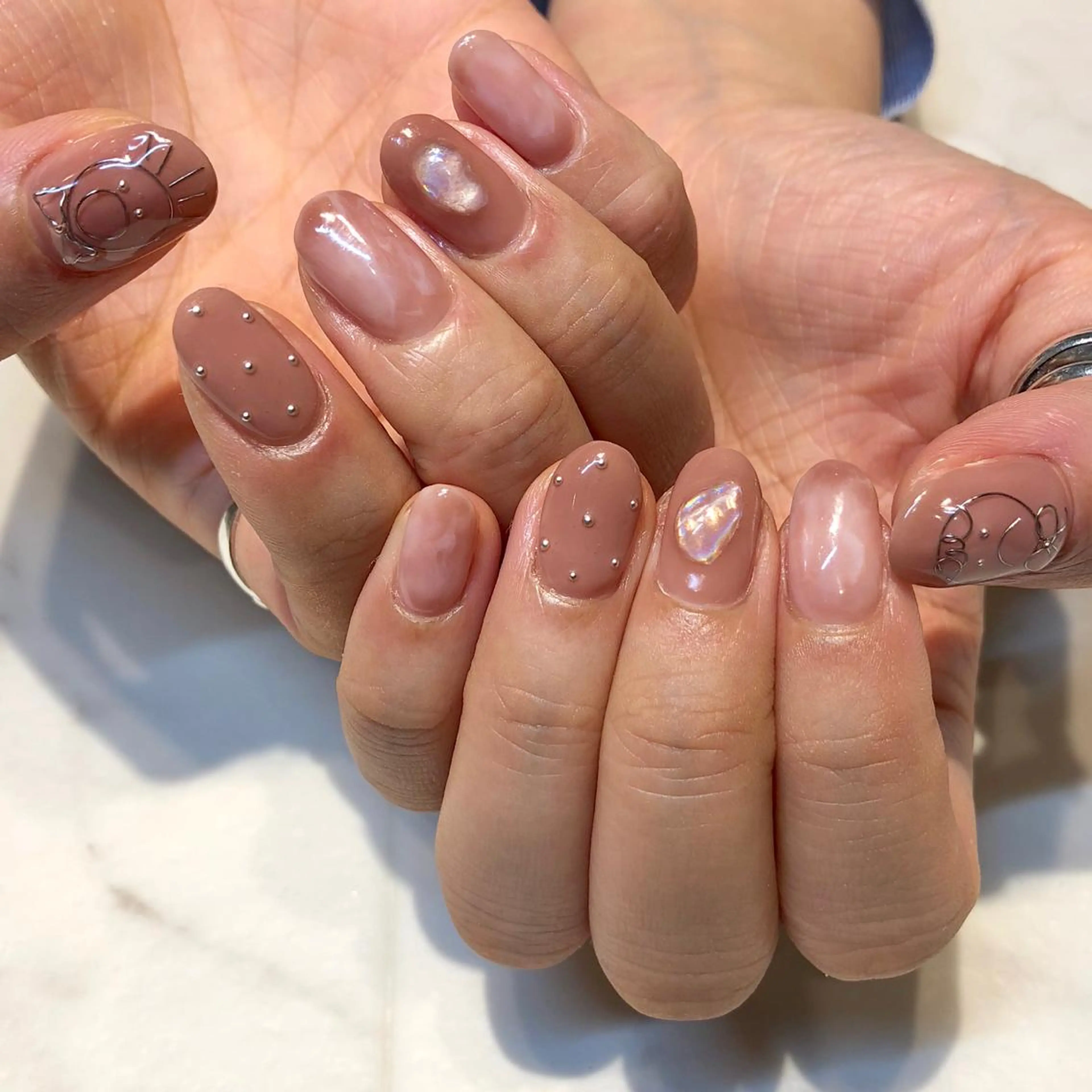 ネイル Twinkling( private salon)所属・伊藤 京香のネイルデザイン