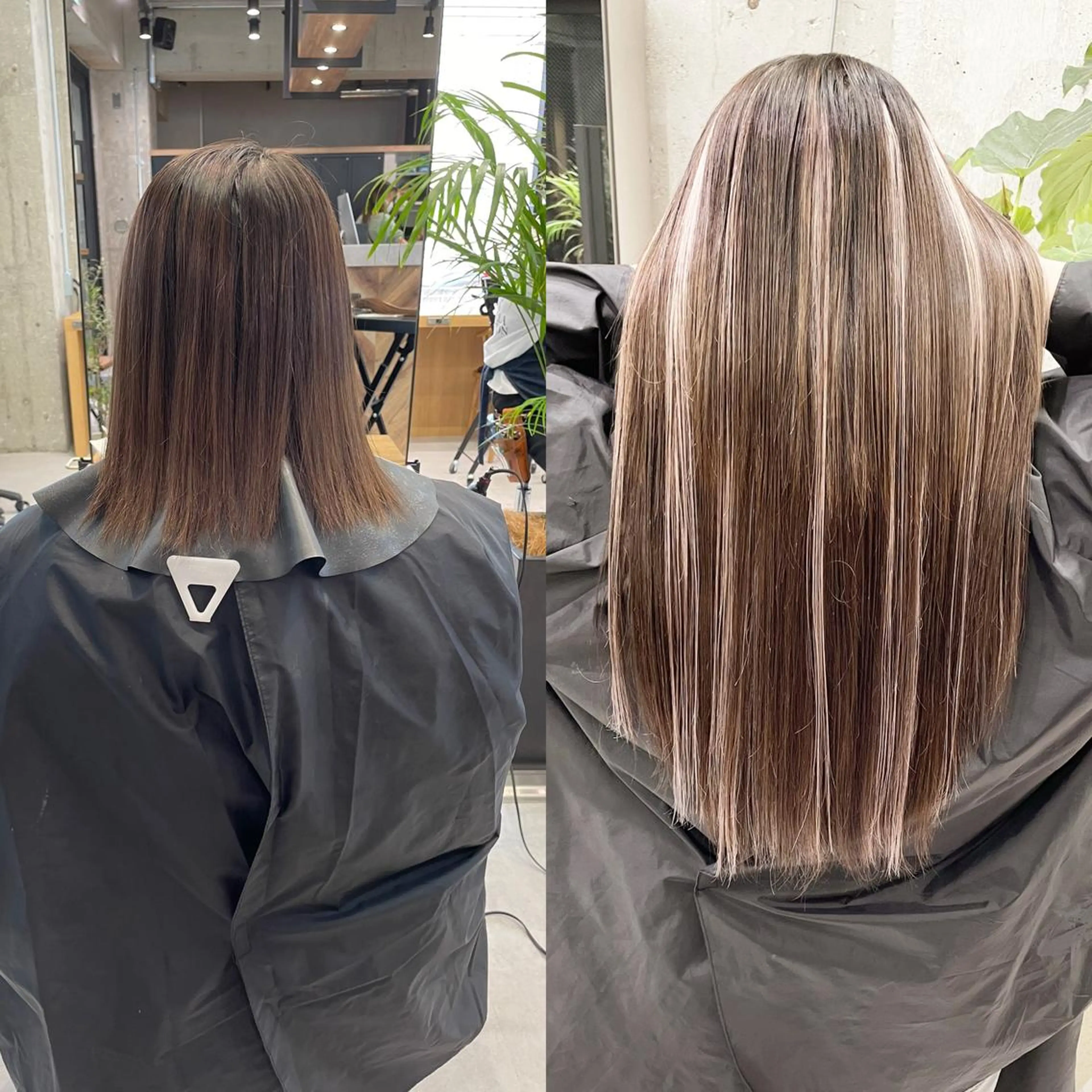 ロング カラー ヘアアレンジ ヘアカラー エクステ TATSUYA アートディレクターのヘアスタイル