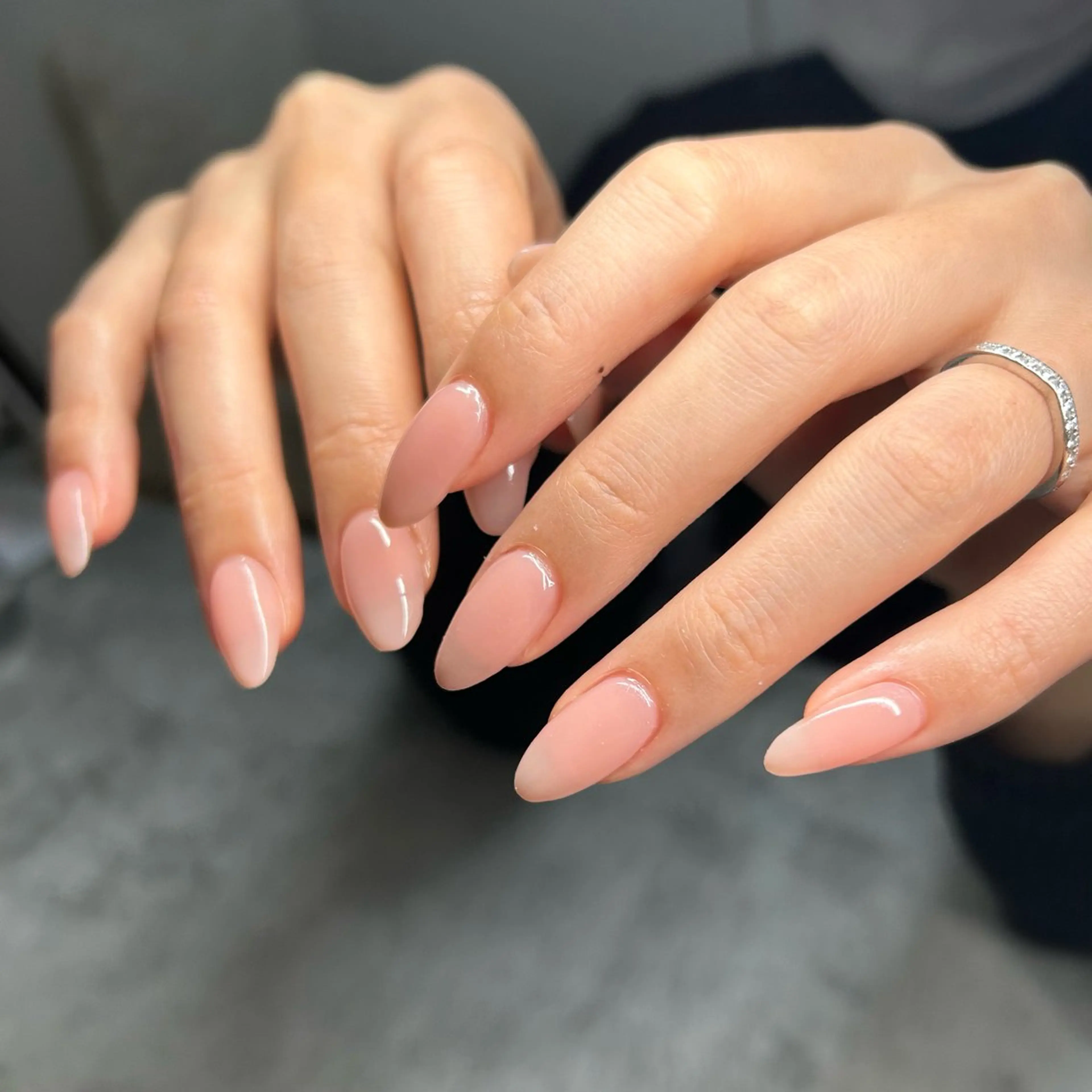 ネイル ワンカラーネイル ハンドネイル ten nail salon　かえでのネイルデザイン