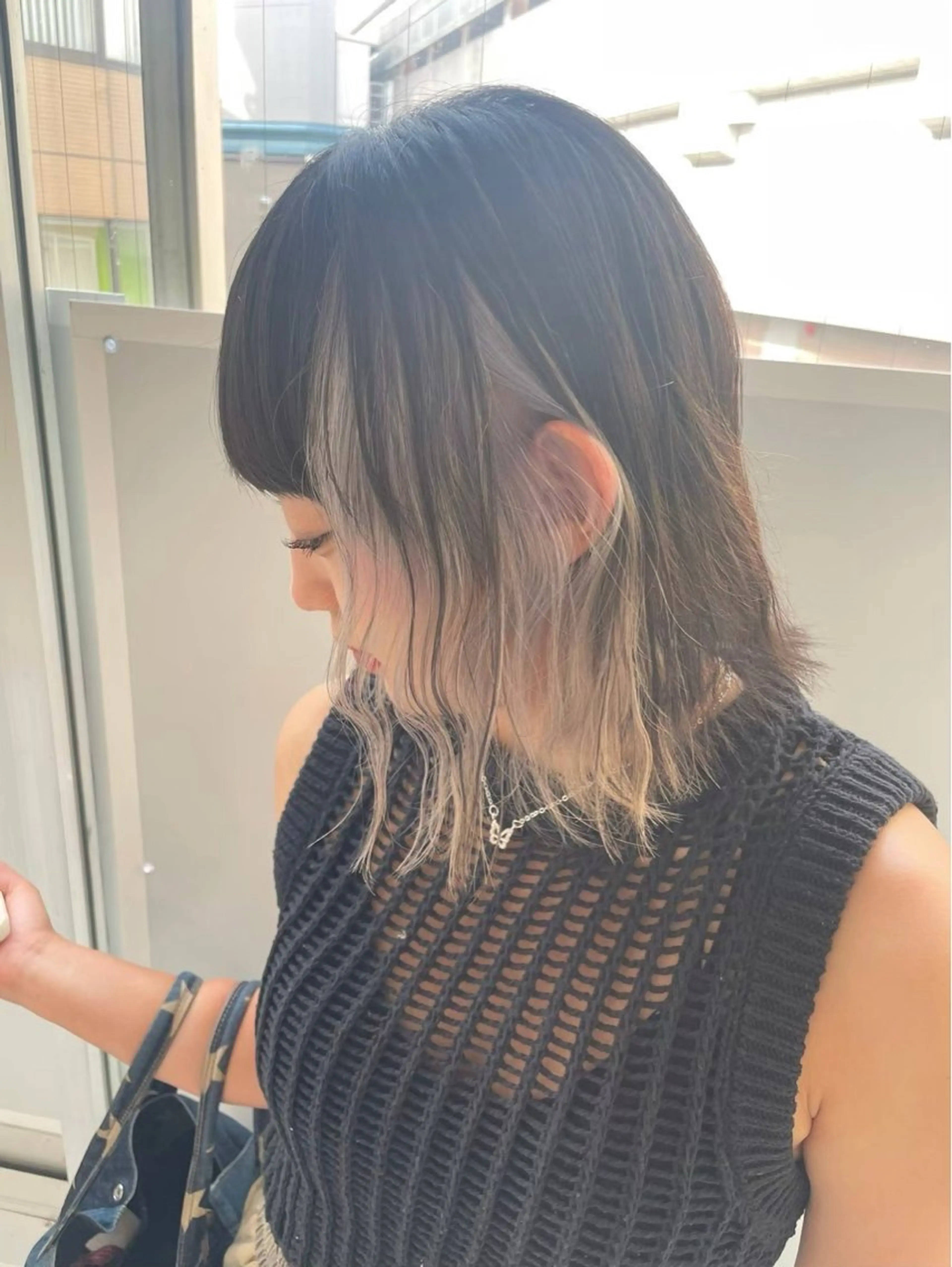 ［デザインカラー人気No.2✨］インナーブリーチ＋補修トリートメントの写真