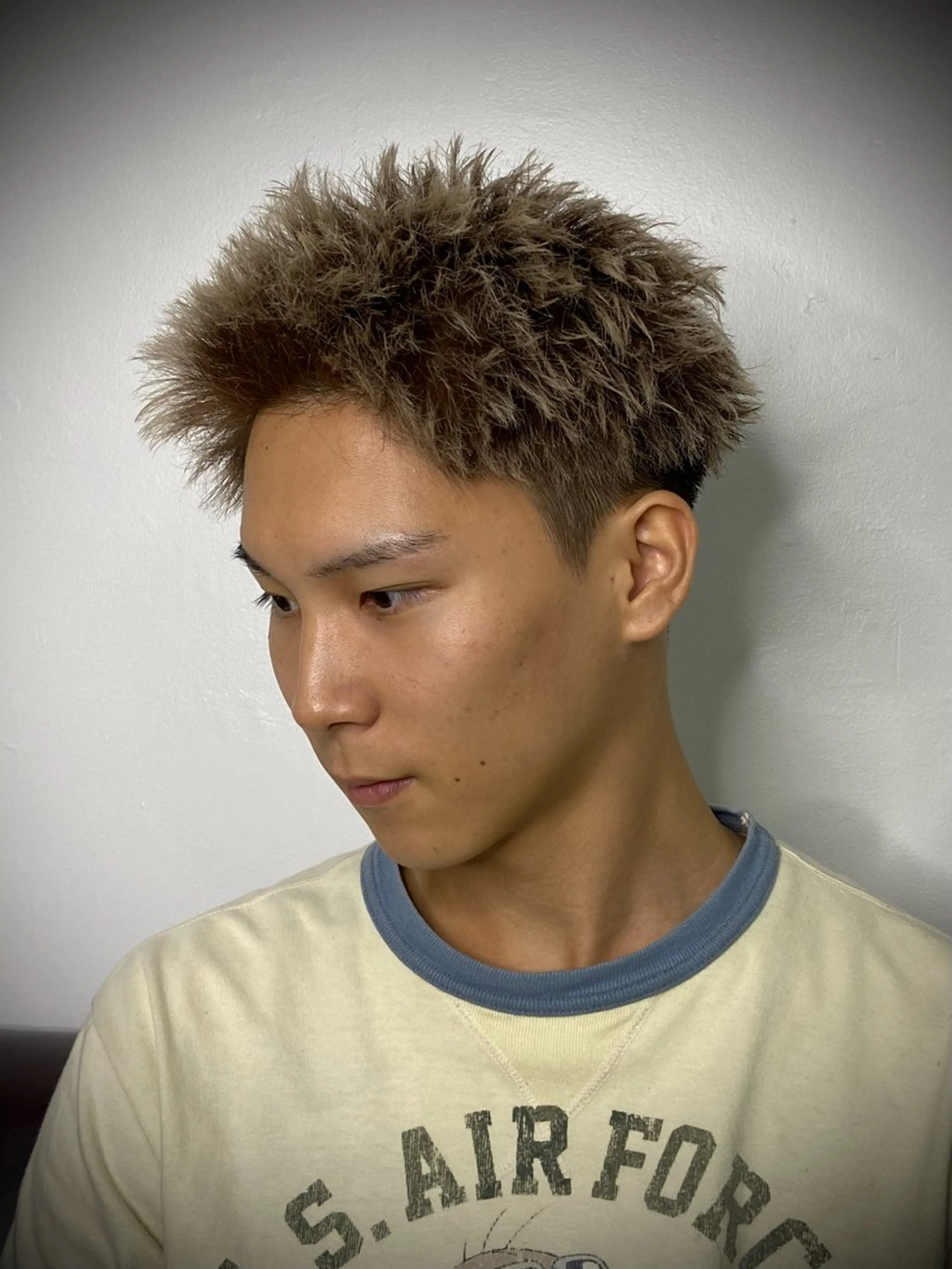 メンズカット+カラーの写真